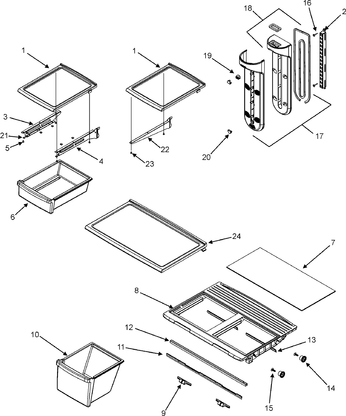 07 - SHELVES & ACCESSORIES