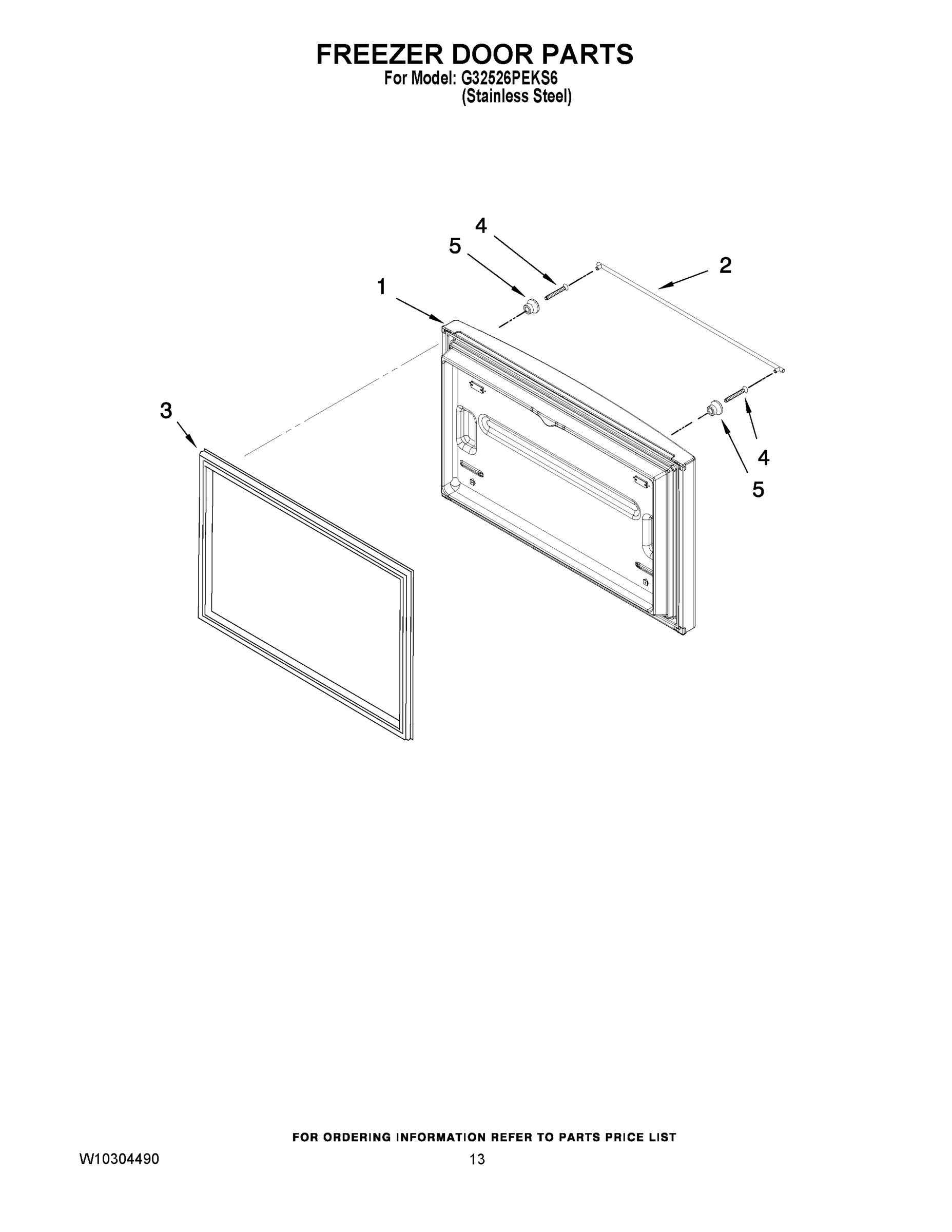 07 - FREEZER DOOR PARTS