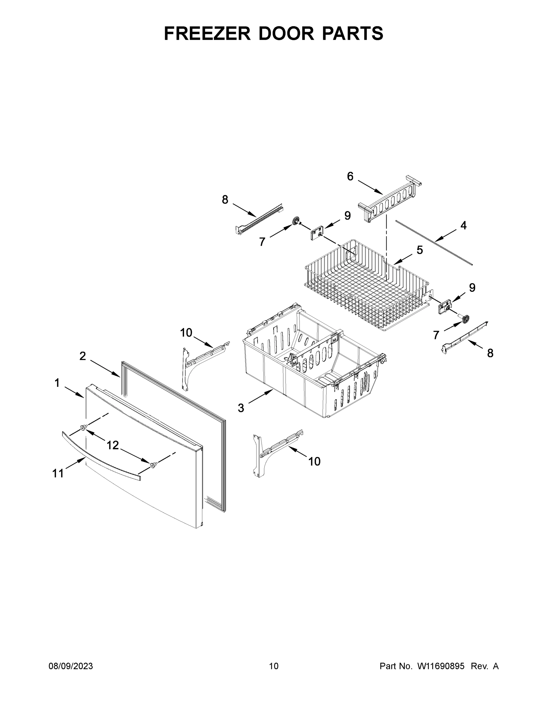 06 - FREEZER DOOR PARTS