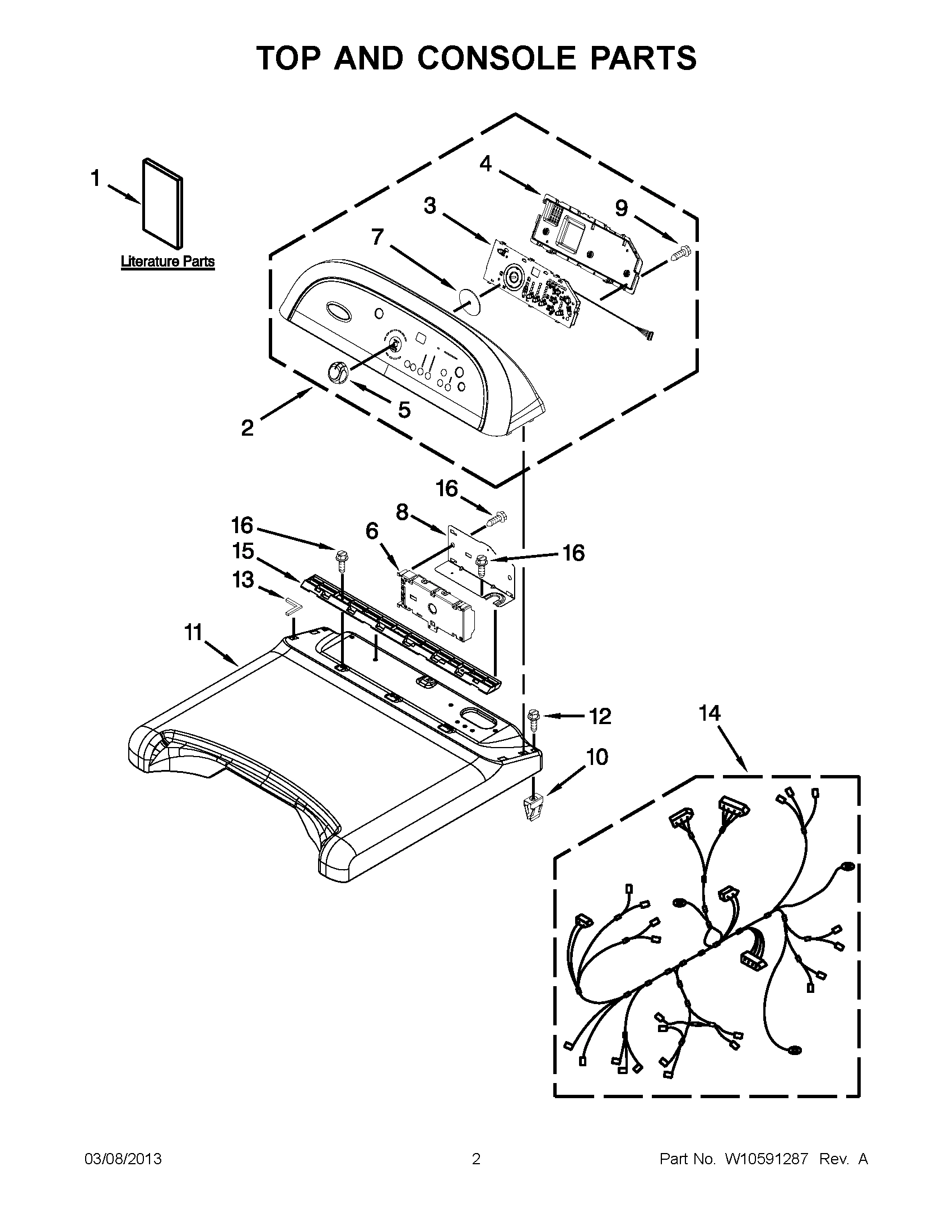 01 - TOP AND CONSOLE PARTS