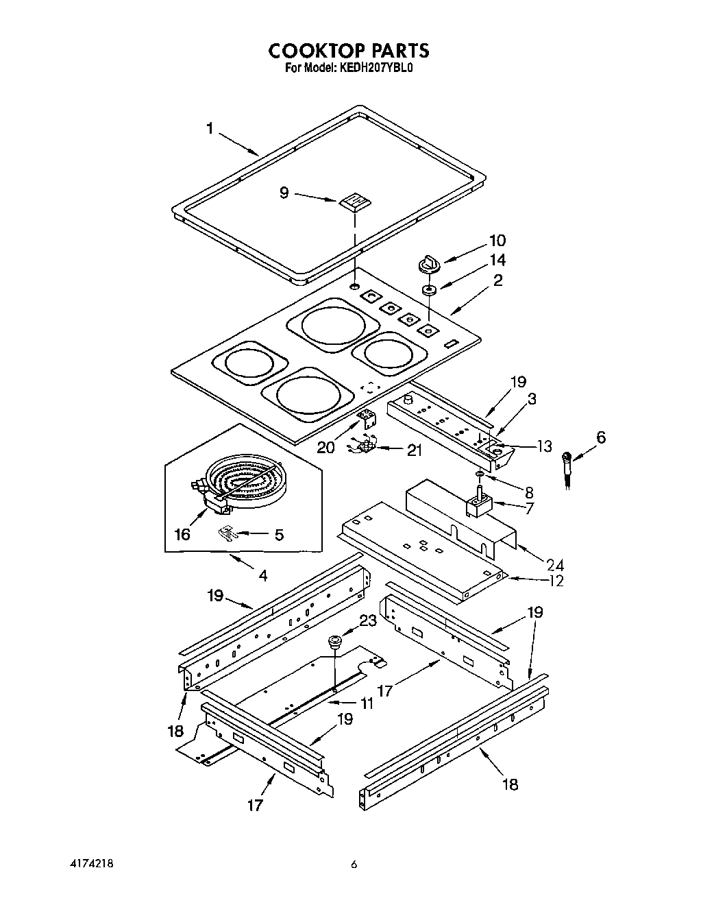 05 - COOKTOP, LIT/OPTIONAL