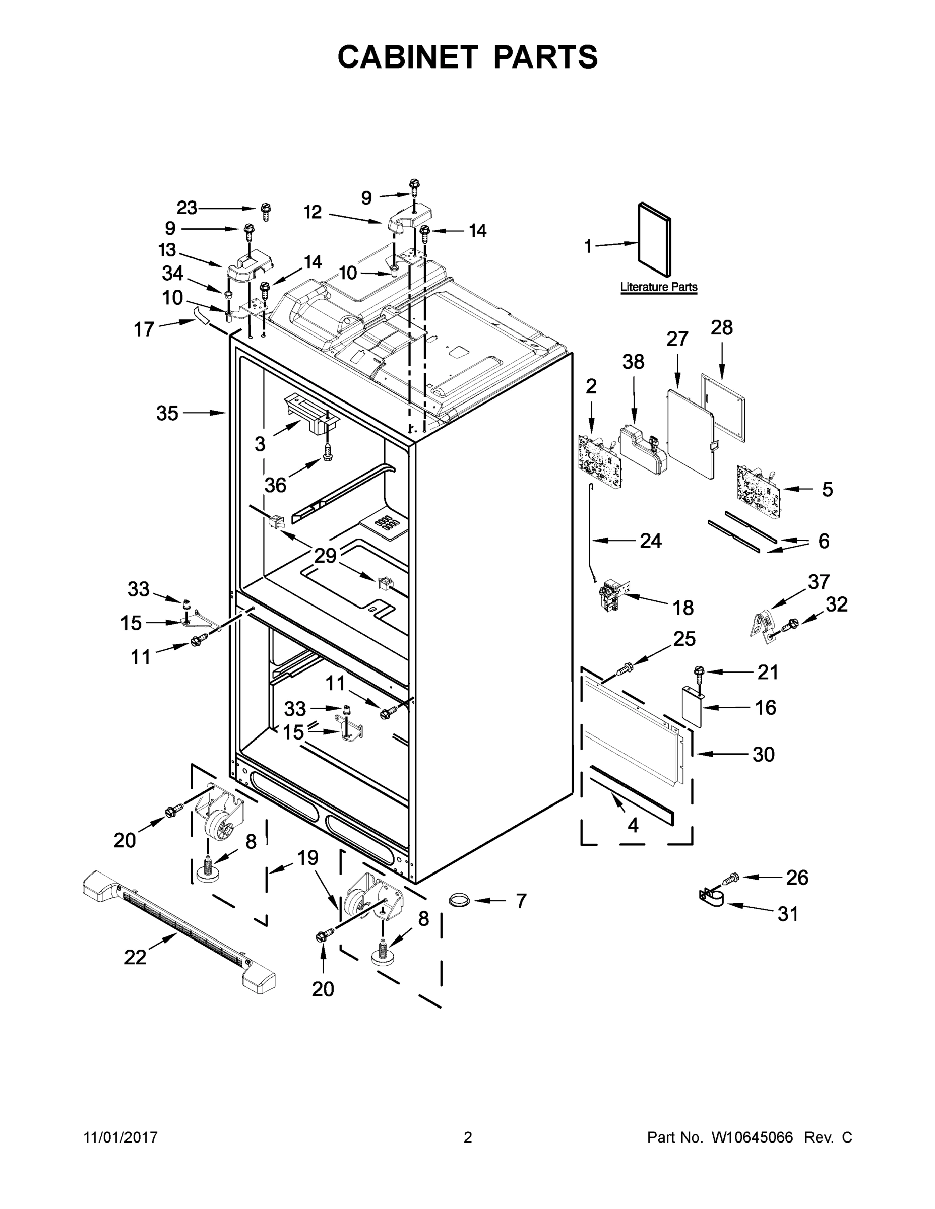 02 - CABINET PARTS