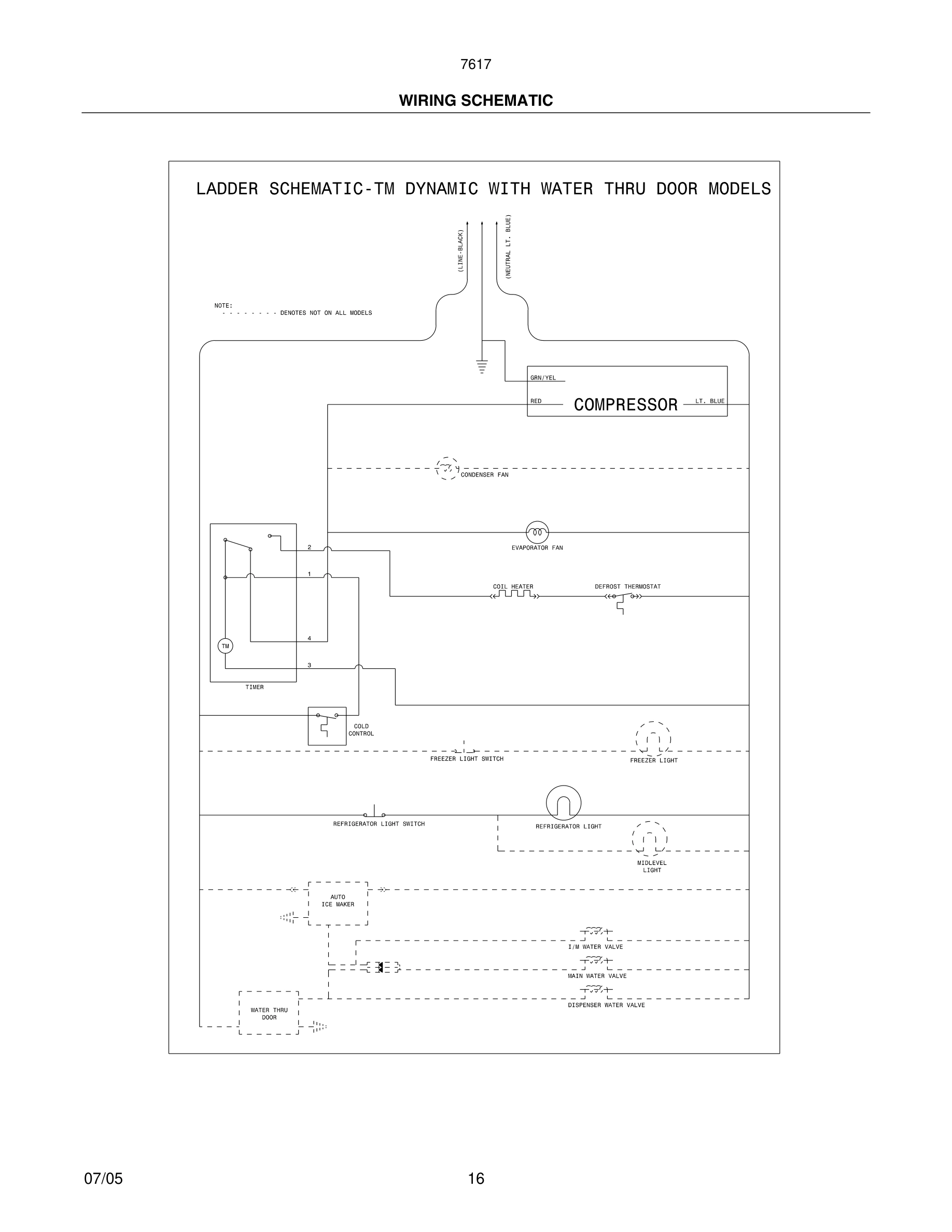 16 - WIRING SCHEMATIC