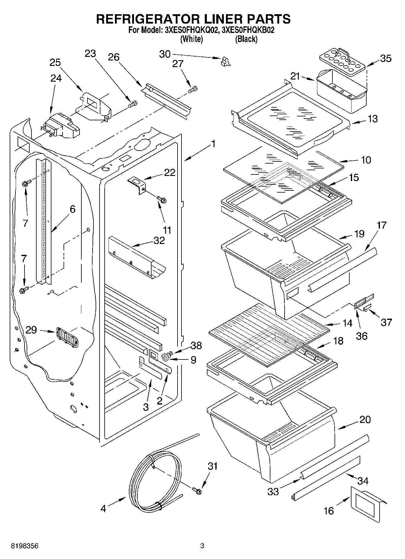 02 - REFRIGERATOR LINER