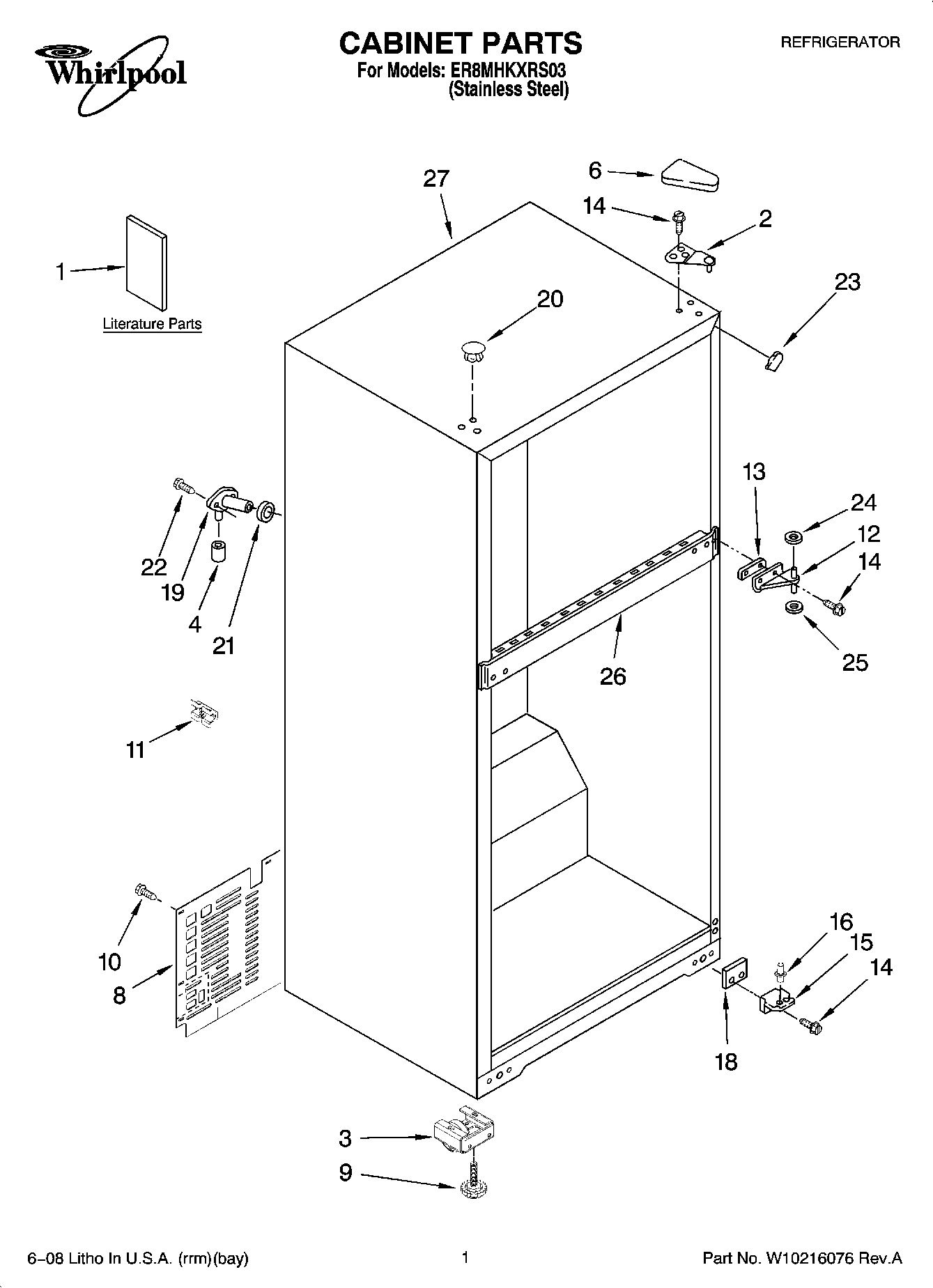 01 - CABINET PARTS