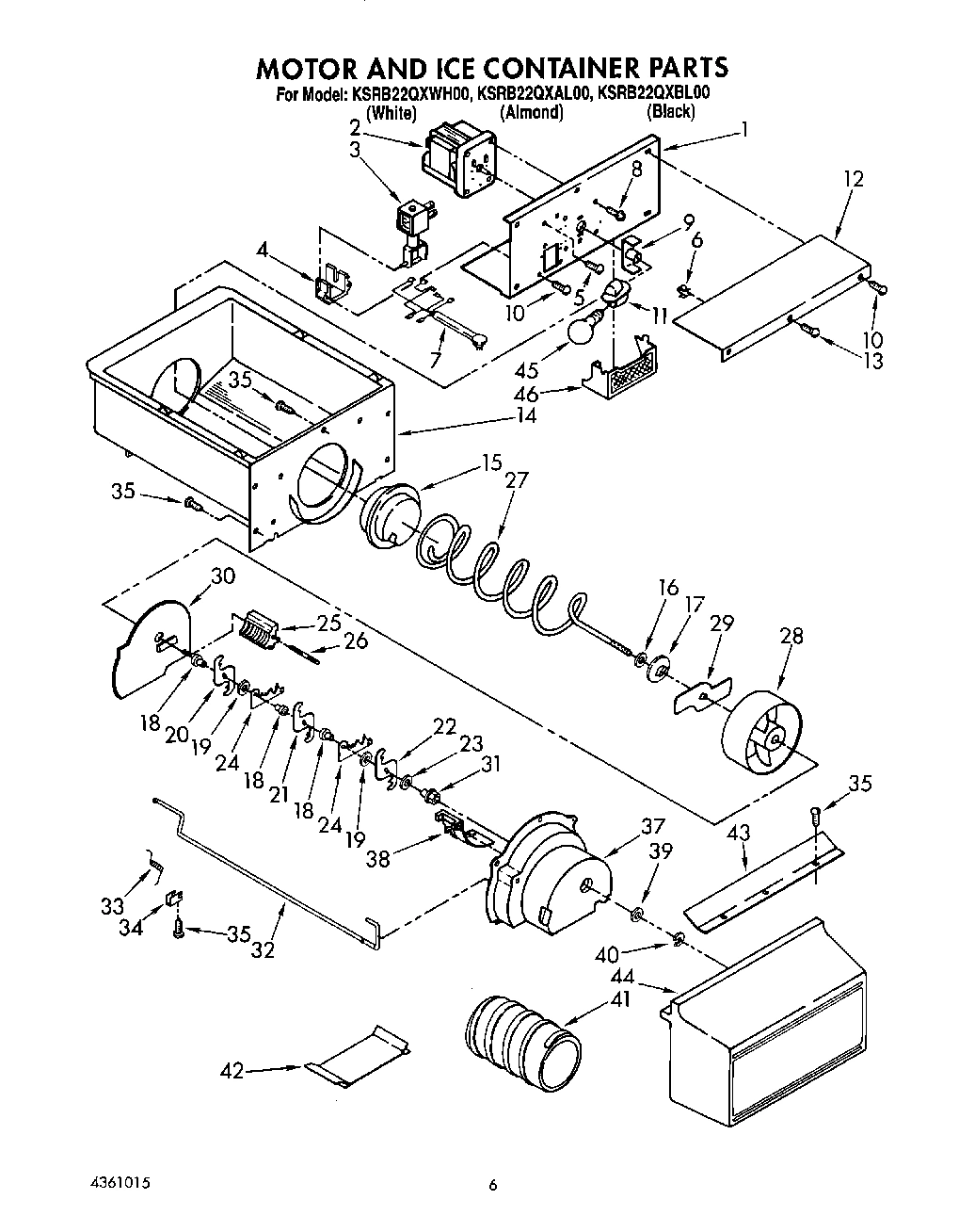 05 - MOTOR AND ICE CONTAINER