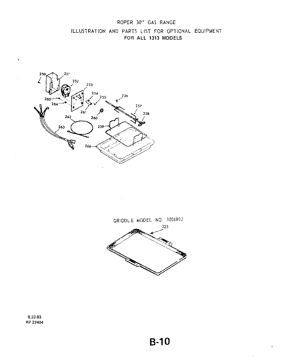 07 - ROTISSERIE , GRIDDLE