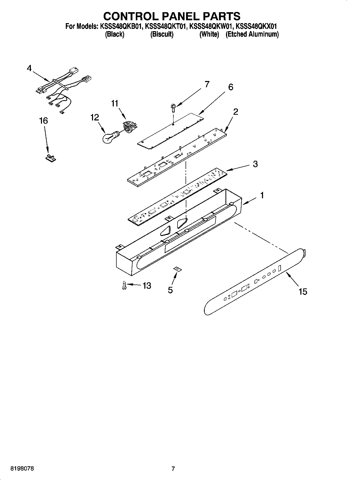05 - CONTROL PANEL PARTS