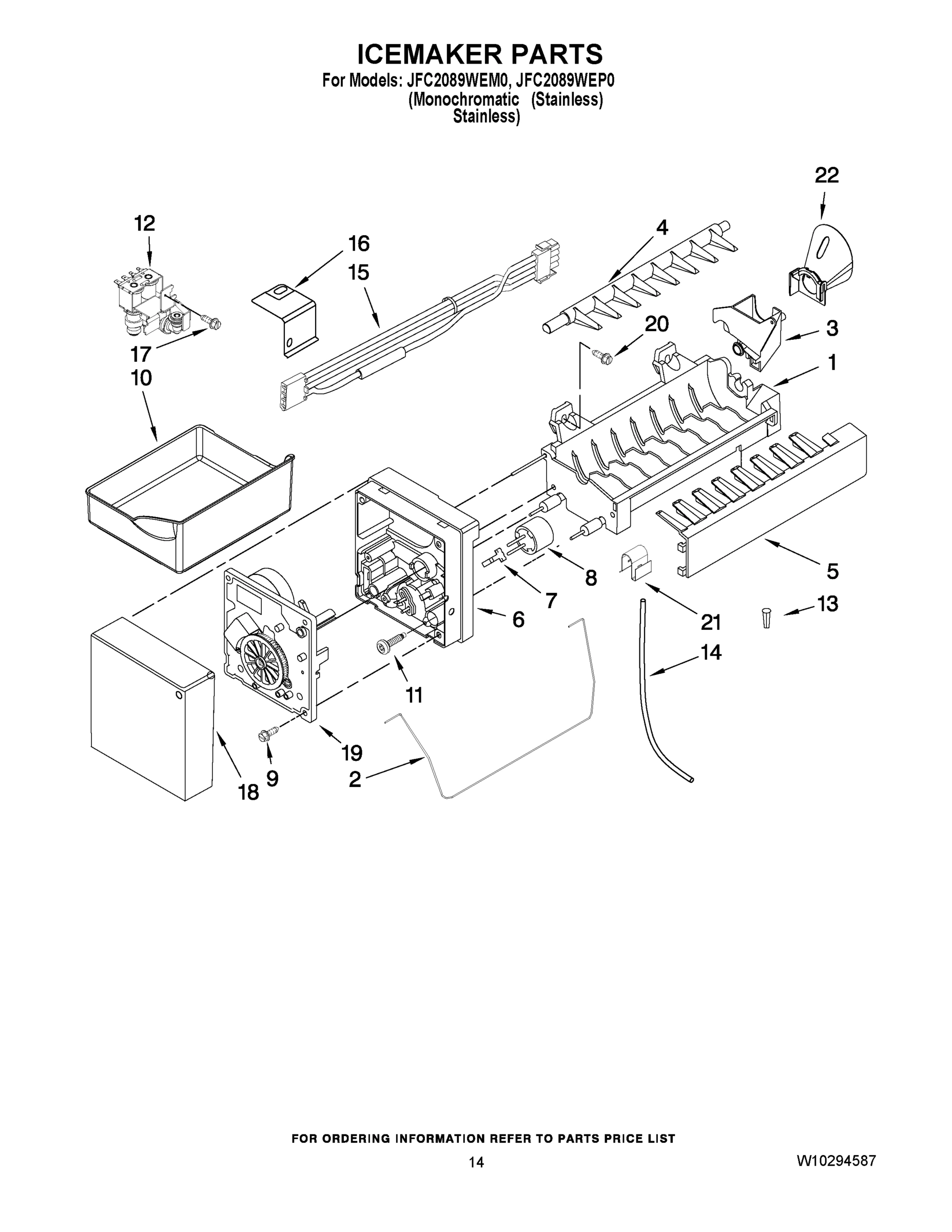 08 - ICEMAKER PARTS