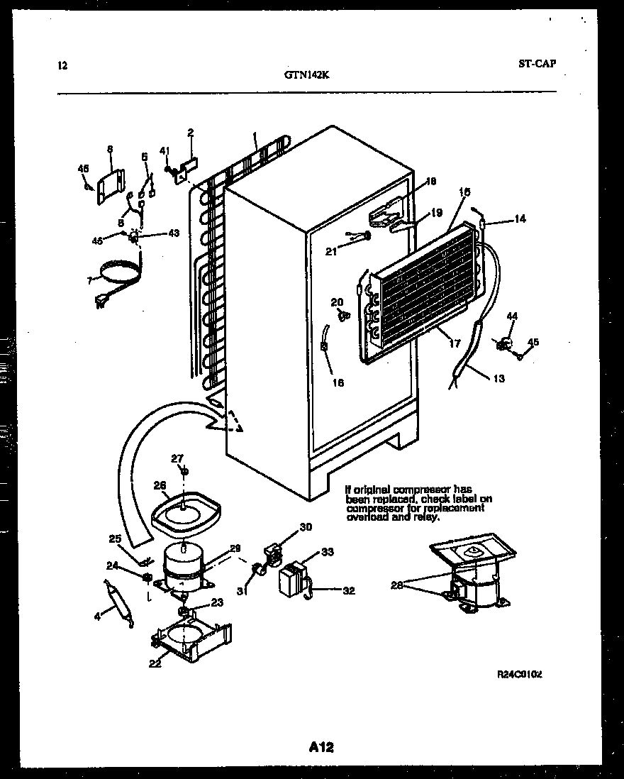 07 - SYSTEM AND AUTOMATIC DEFROST PARTS