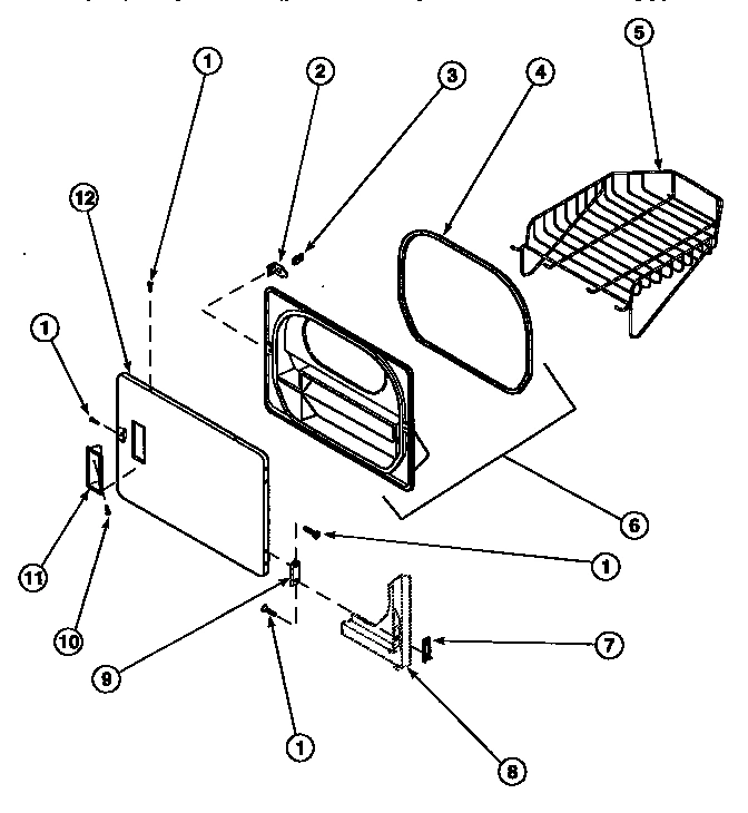 13 - LOADING DOOR WITH DRYING RACK