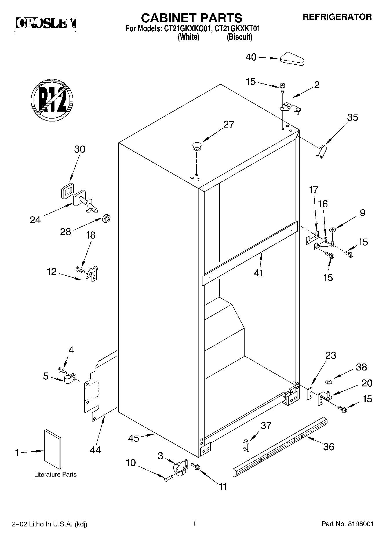 01 - CABINET, LITERATURE