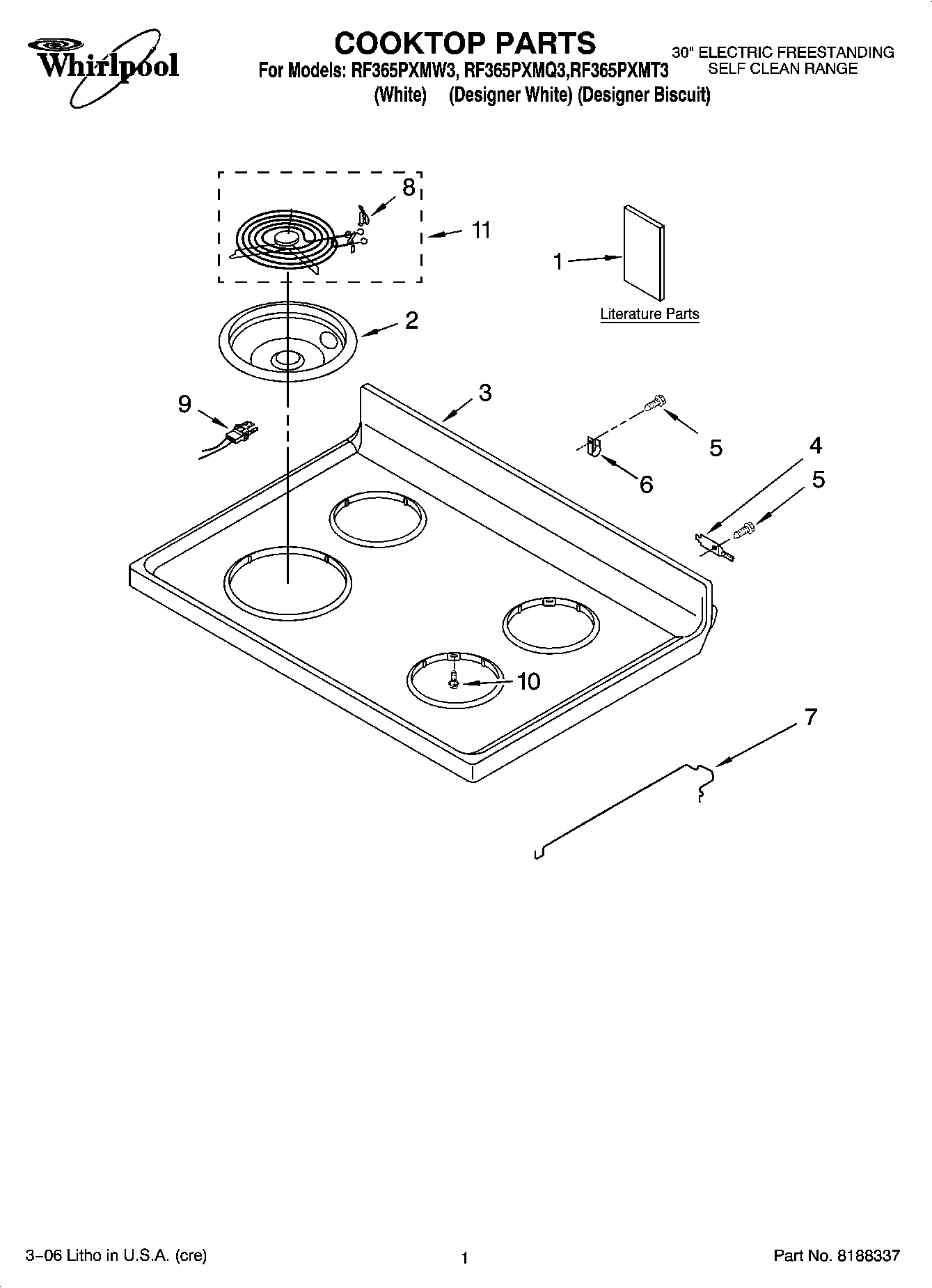 01 - COOKTOP PARTS