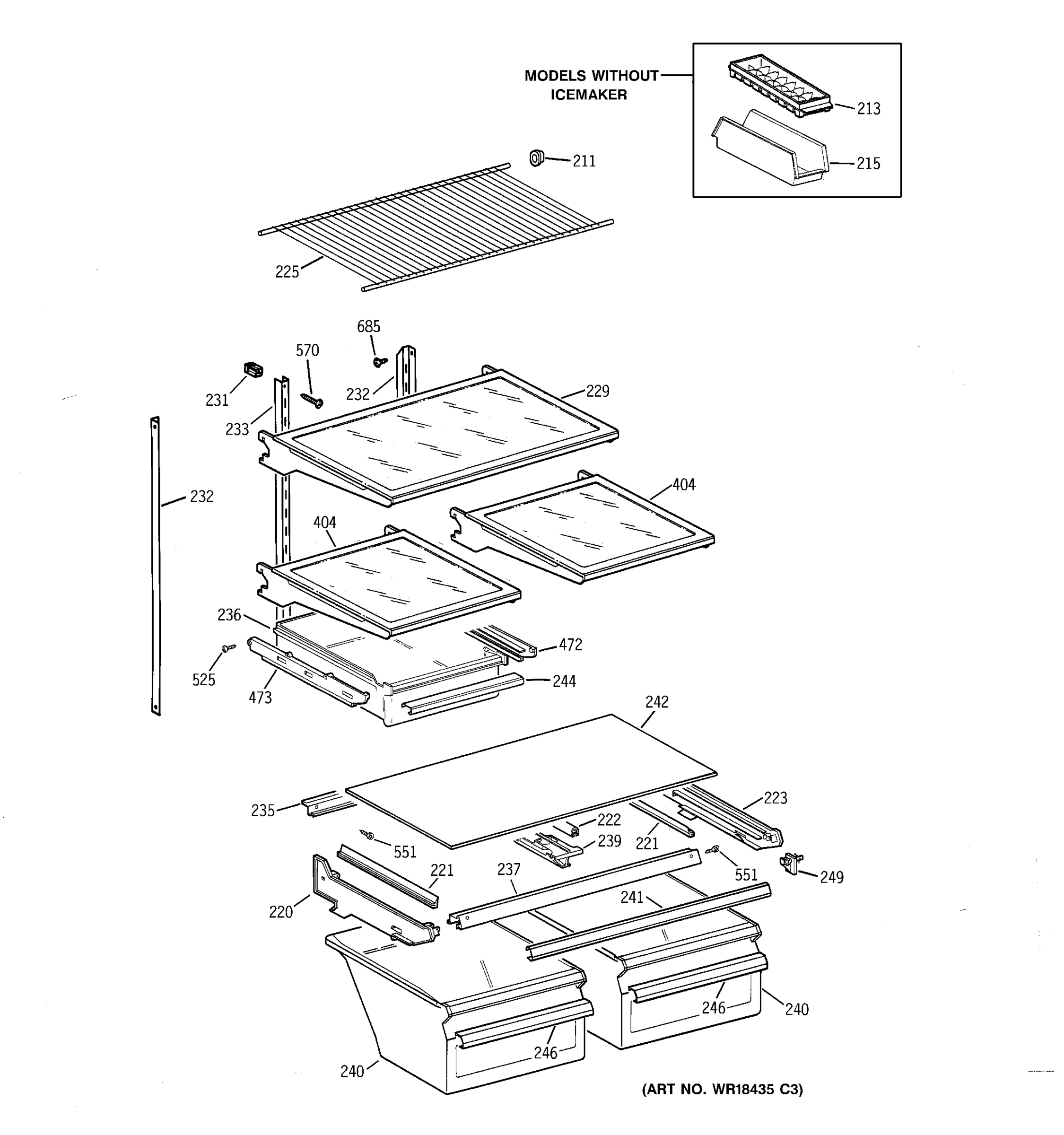 SHELF PARTS