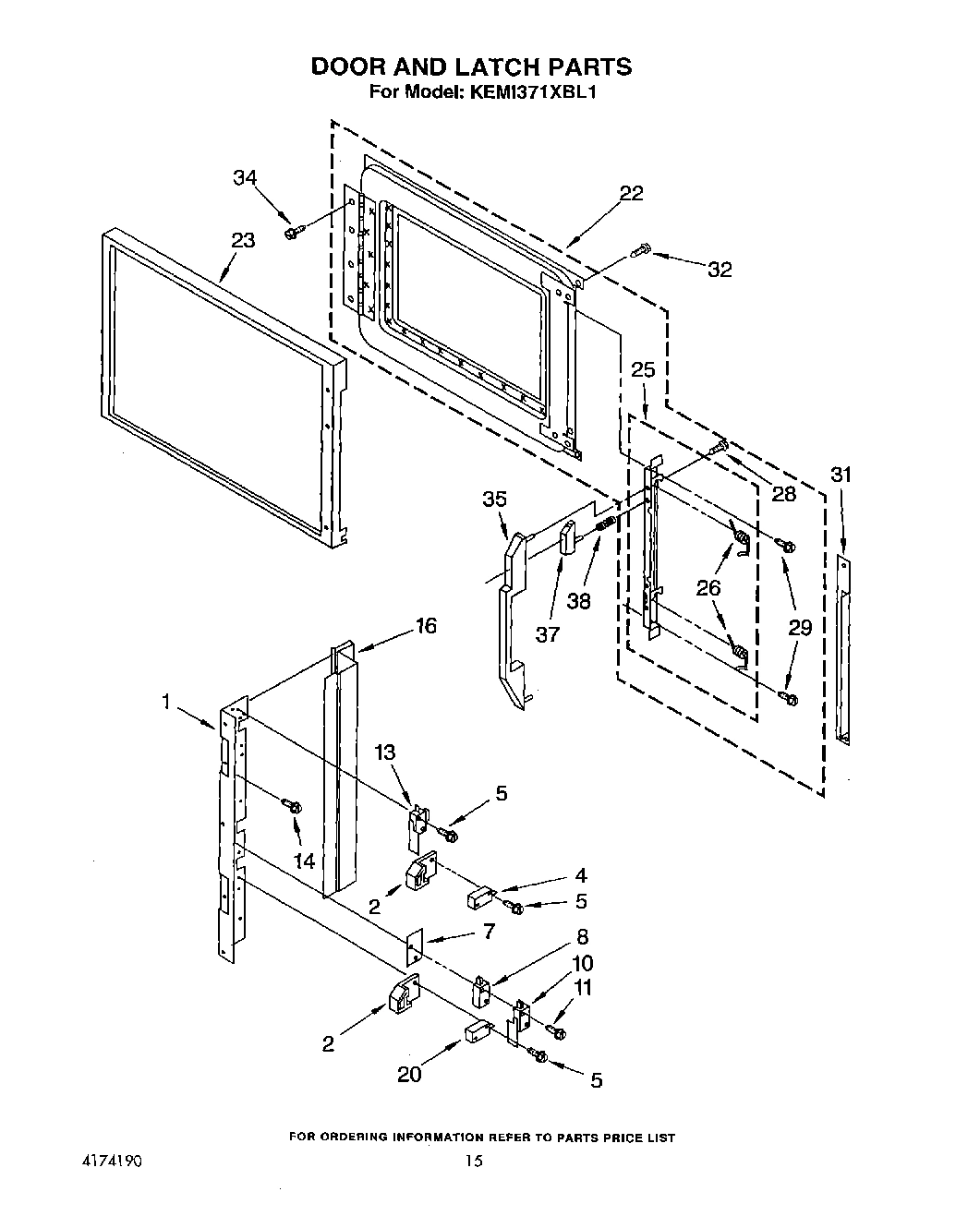 12 - DOOR AND LATCH