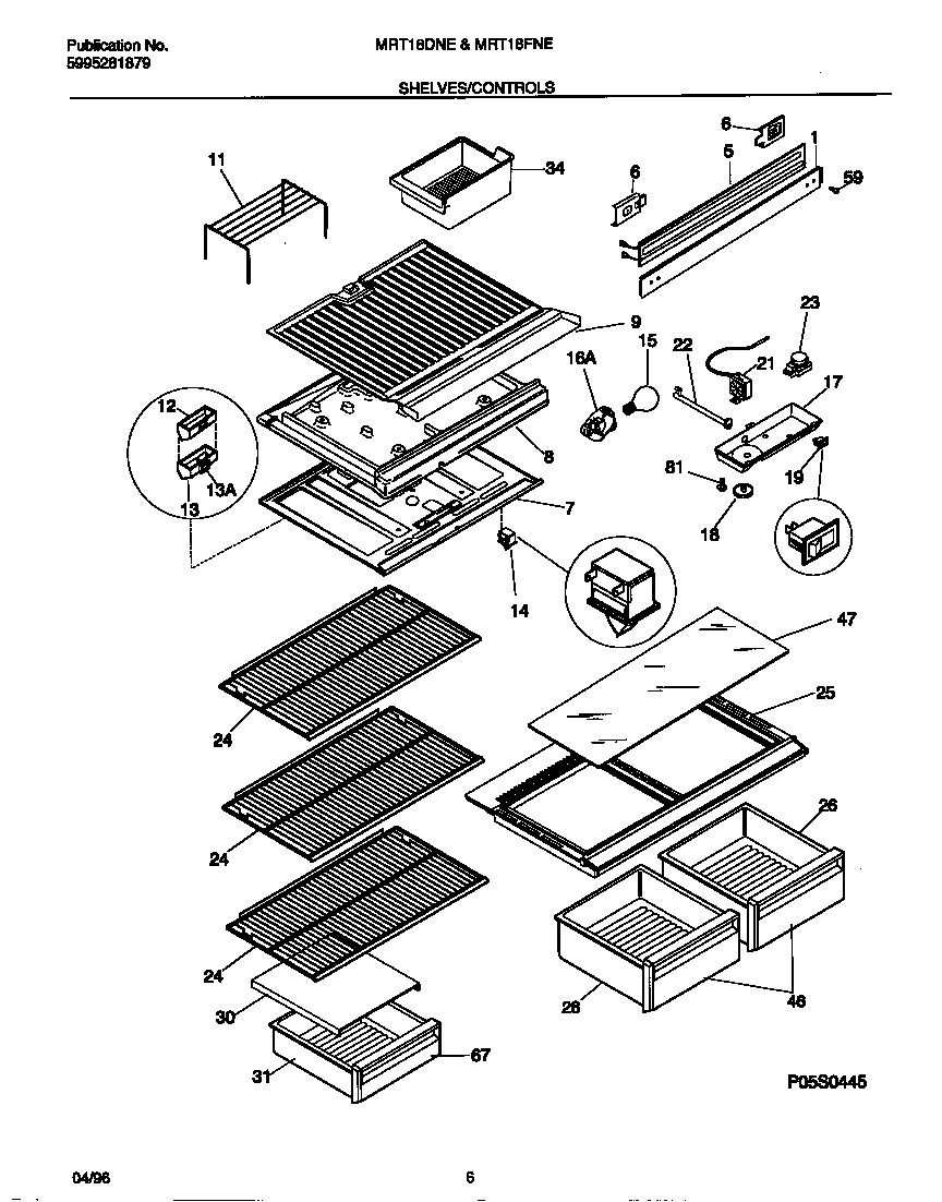 04 - SHELVES/CONTROLS