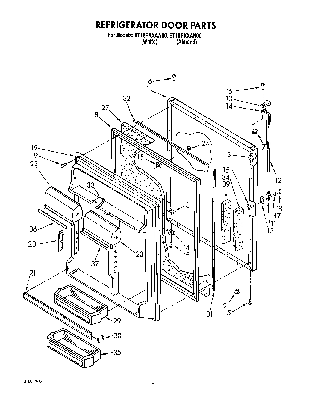 07 - REFRIGERATOR DOOR, LIT/OPTIONAL