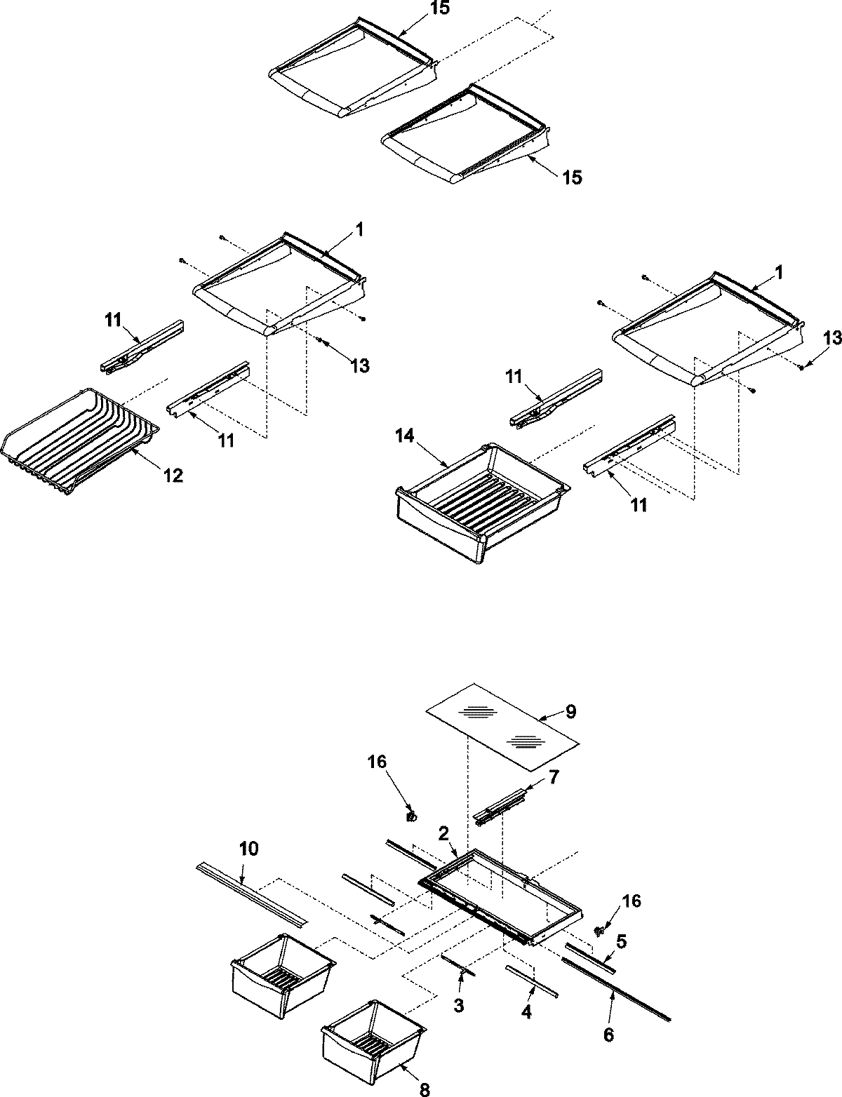 09 - REFRIGERATOR SHELVING
