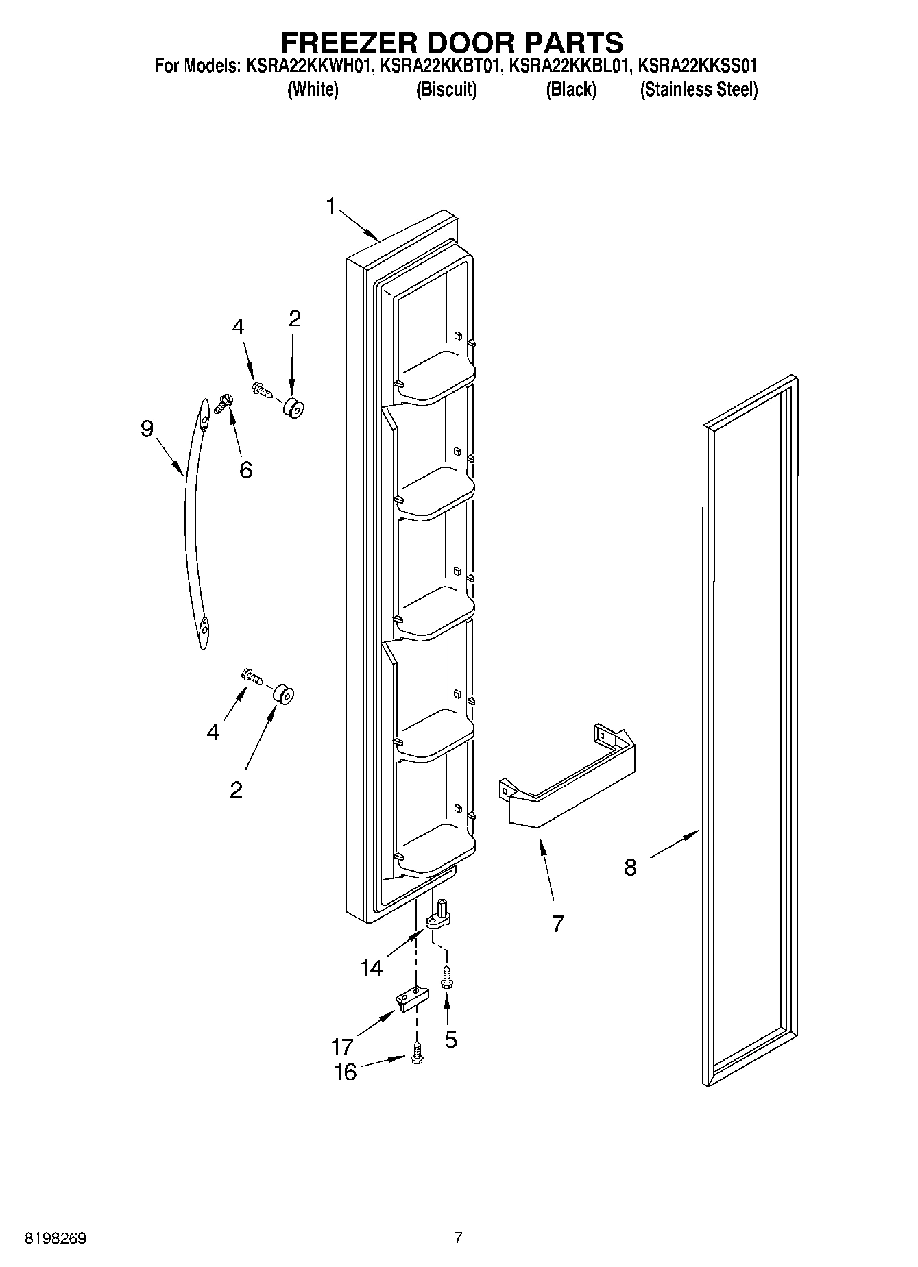 05 - FREEZER DOOR