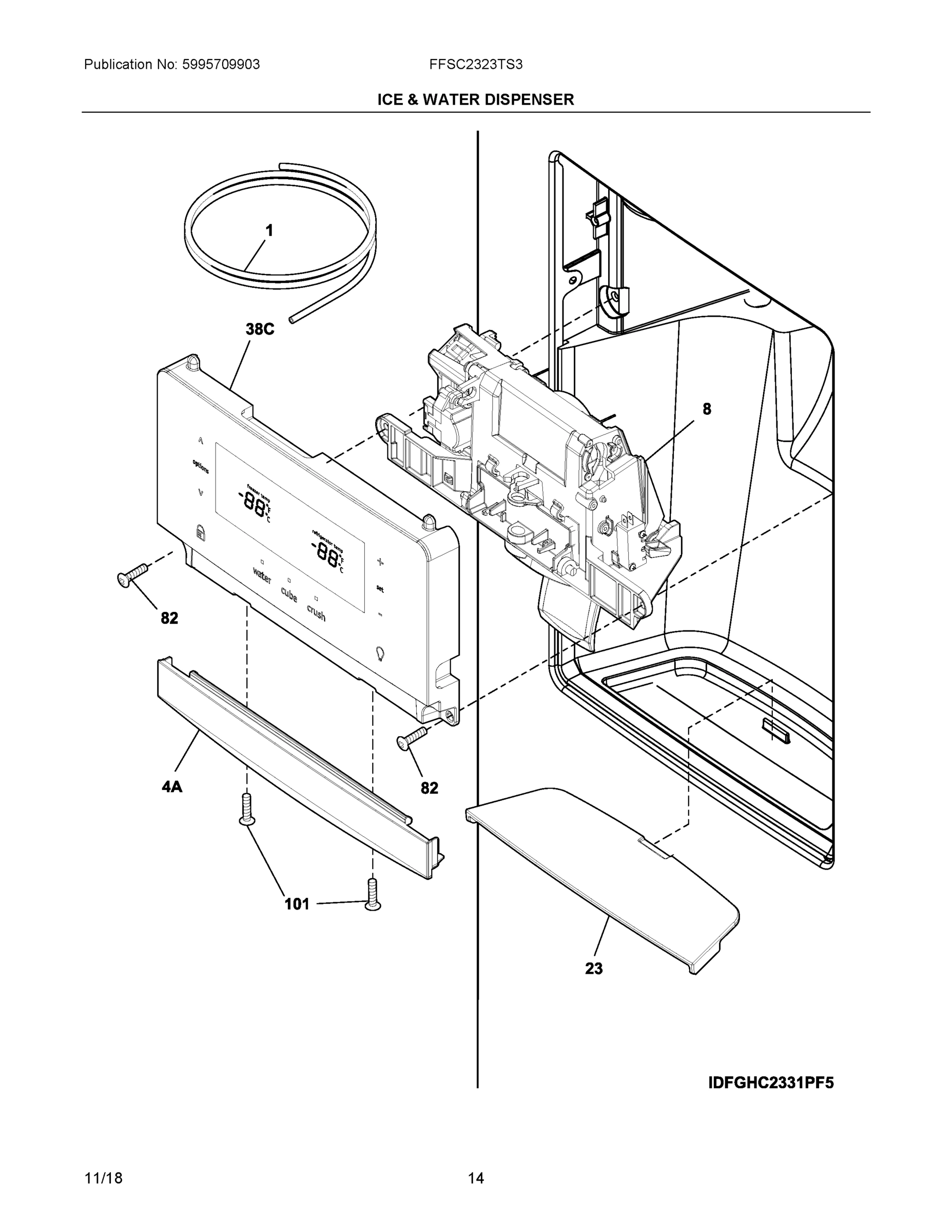 08 - ICE & WATER DISPENSER