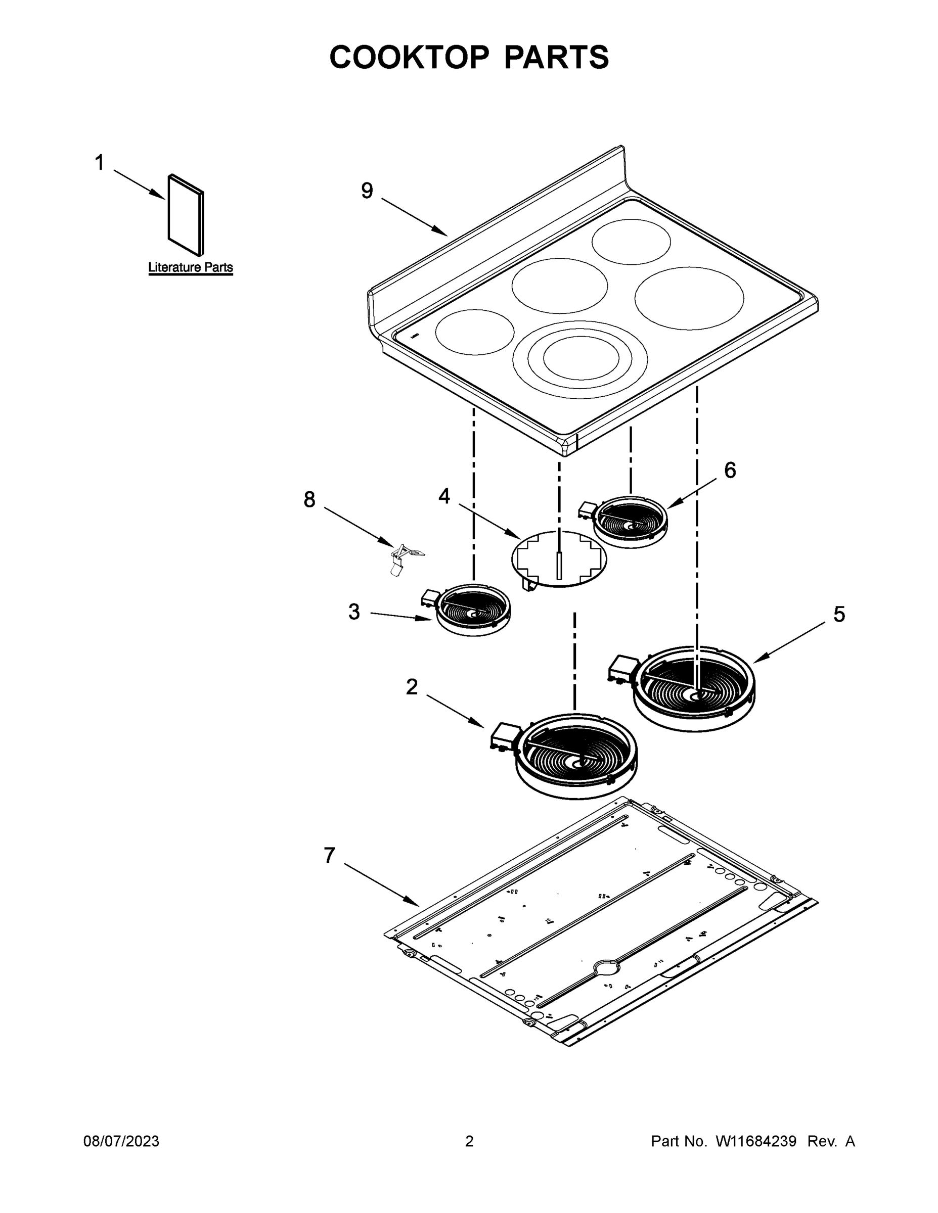 02 - COOKTOP PARTS