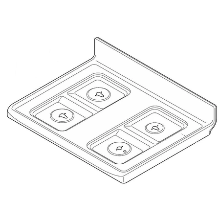 316610054 Frigidaire Range Maintop