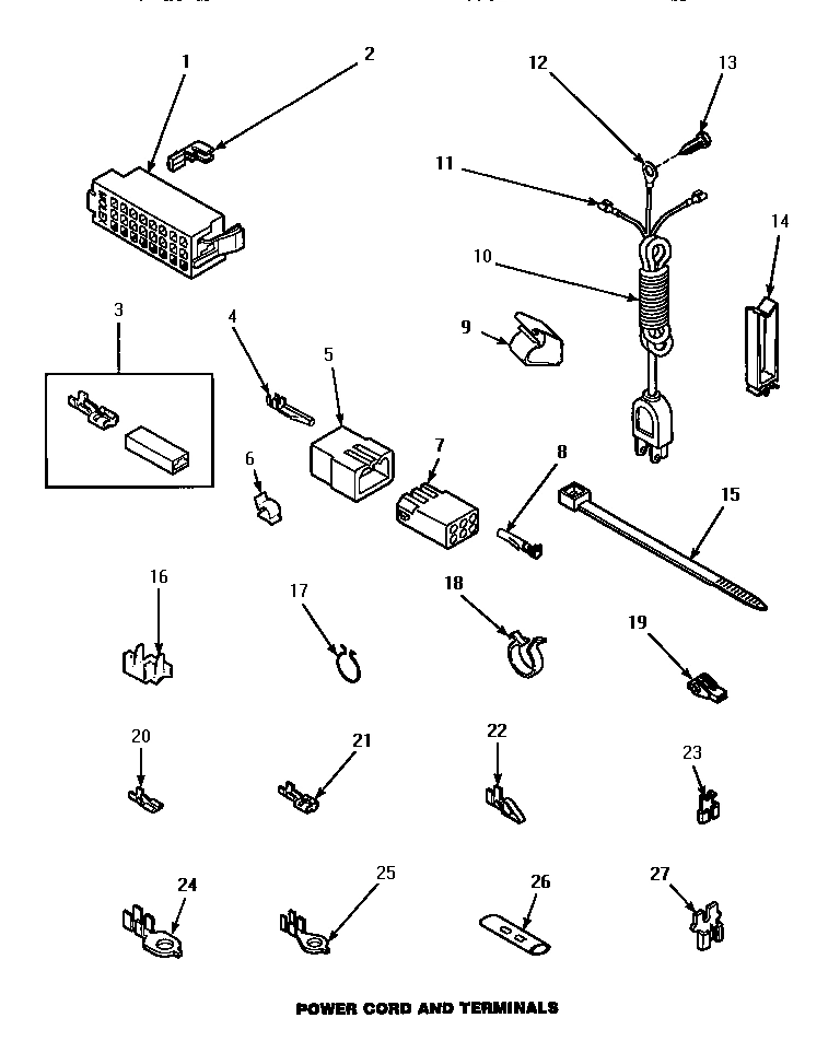 14 - POWER CORD & TERMINALS