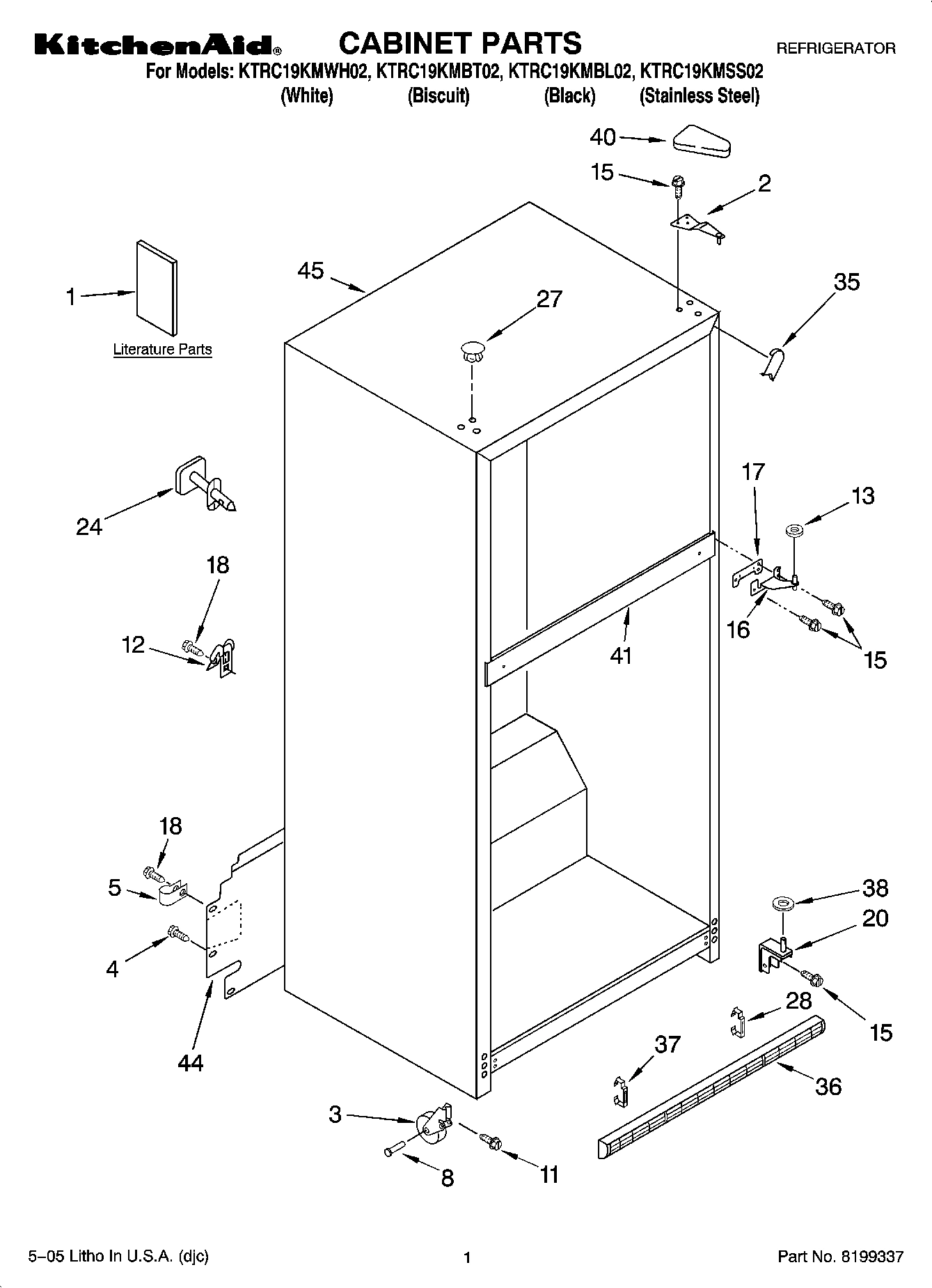 01 - CABINET PARTS