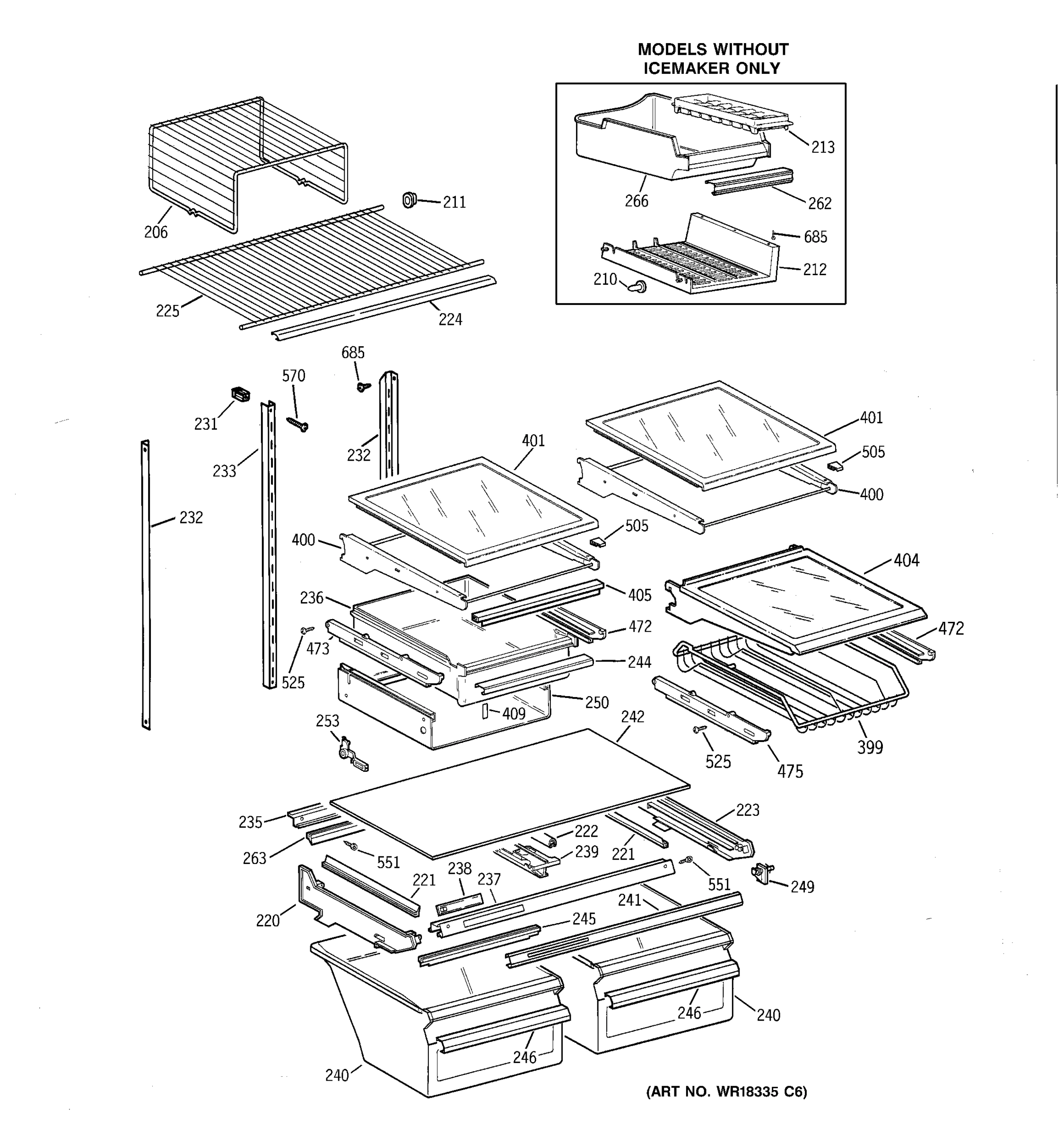 SHELVES