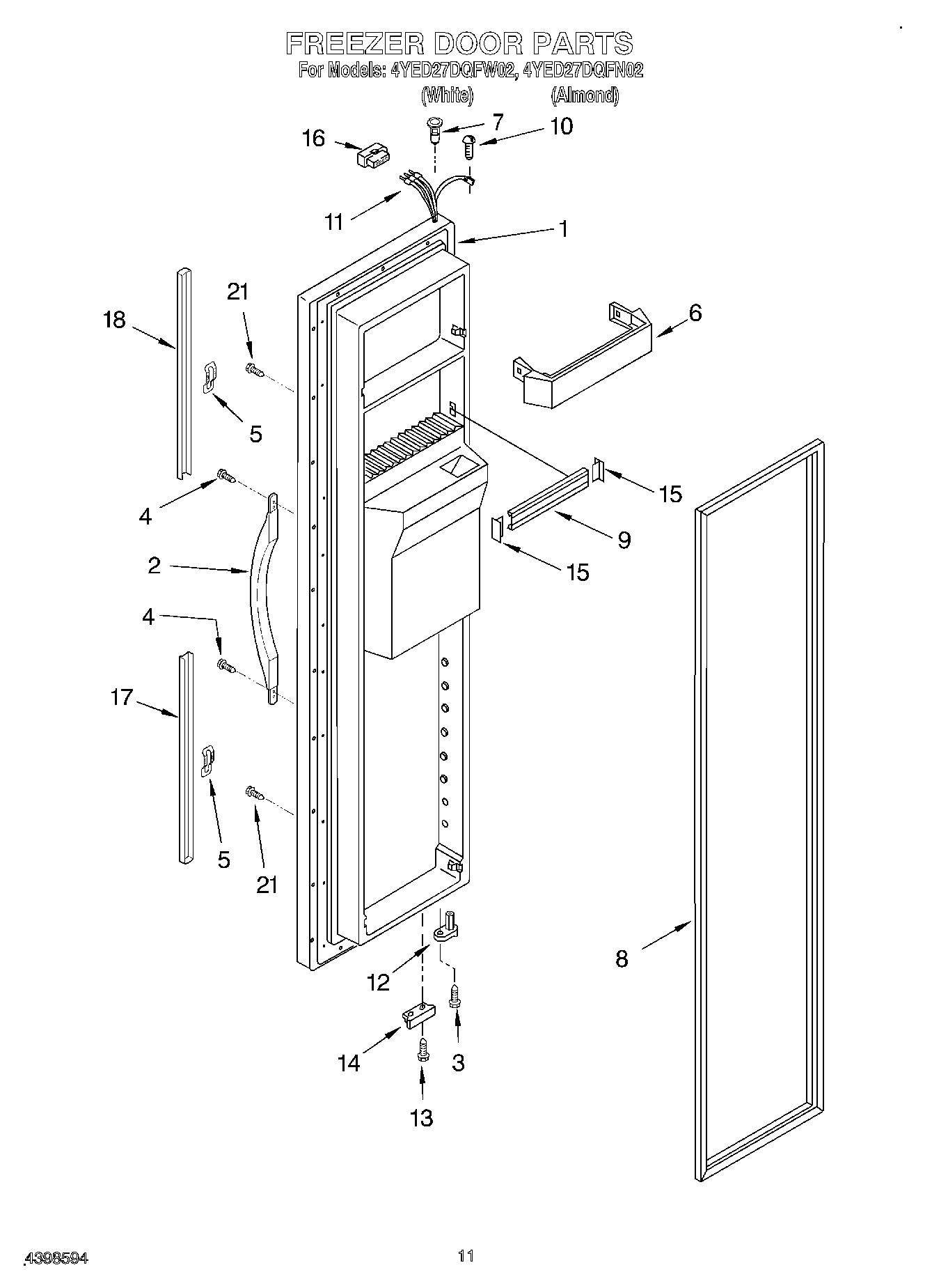 07 - FREEZER DOOR