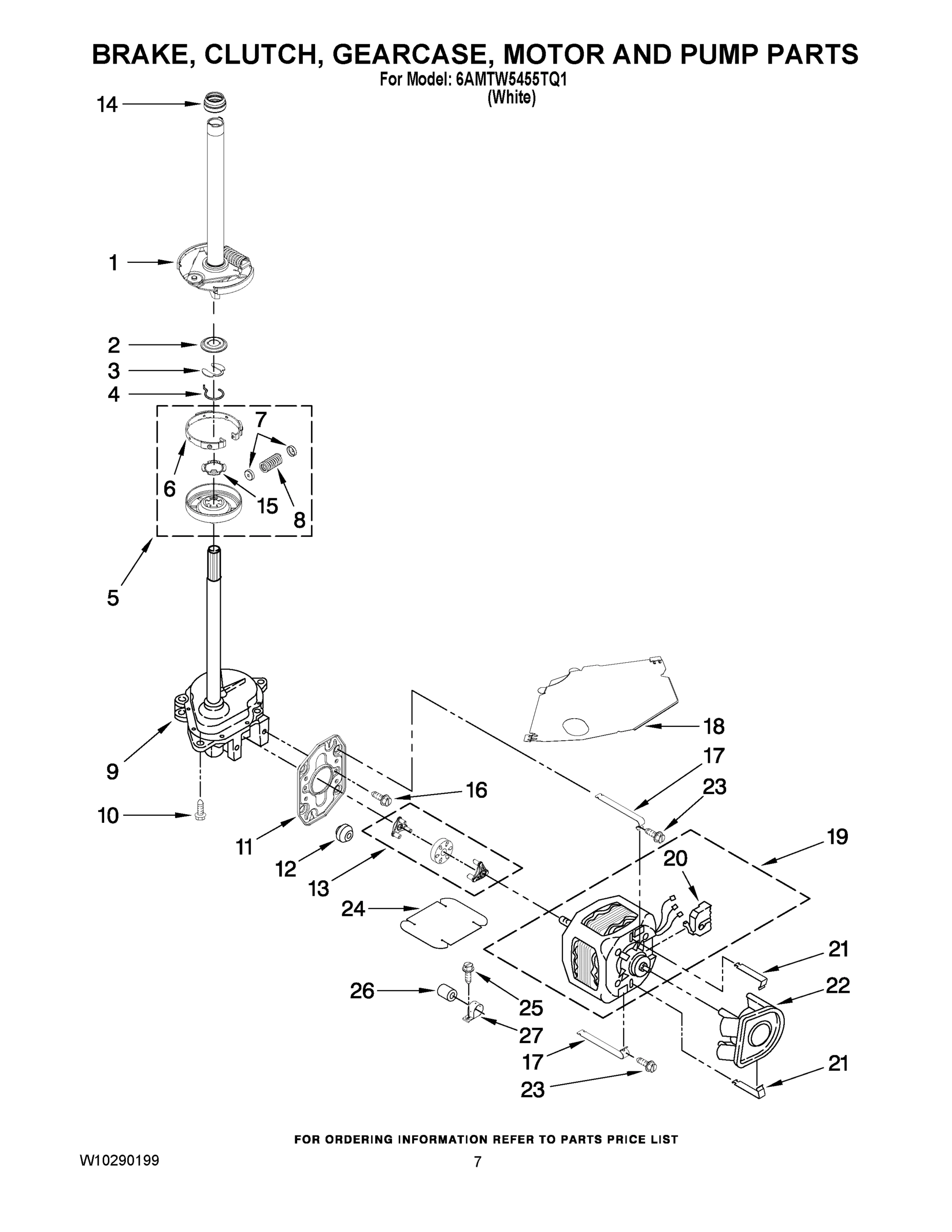 04 - BRAKE, CLUTCH, GEARCASE, MOTOR AND PUMP PARTS