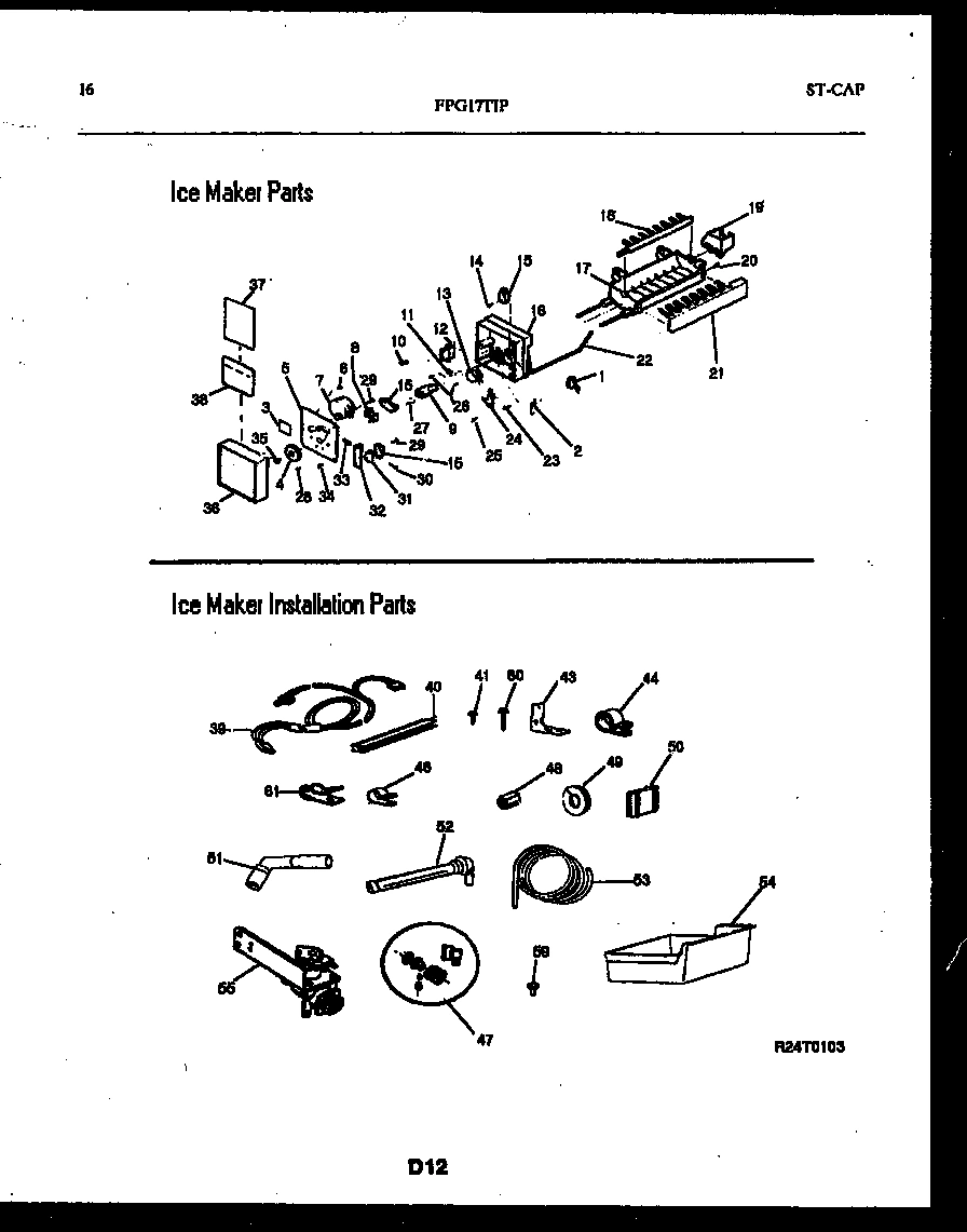 09 - ICE MAKER AND INSTALLATION PARTS
