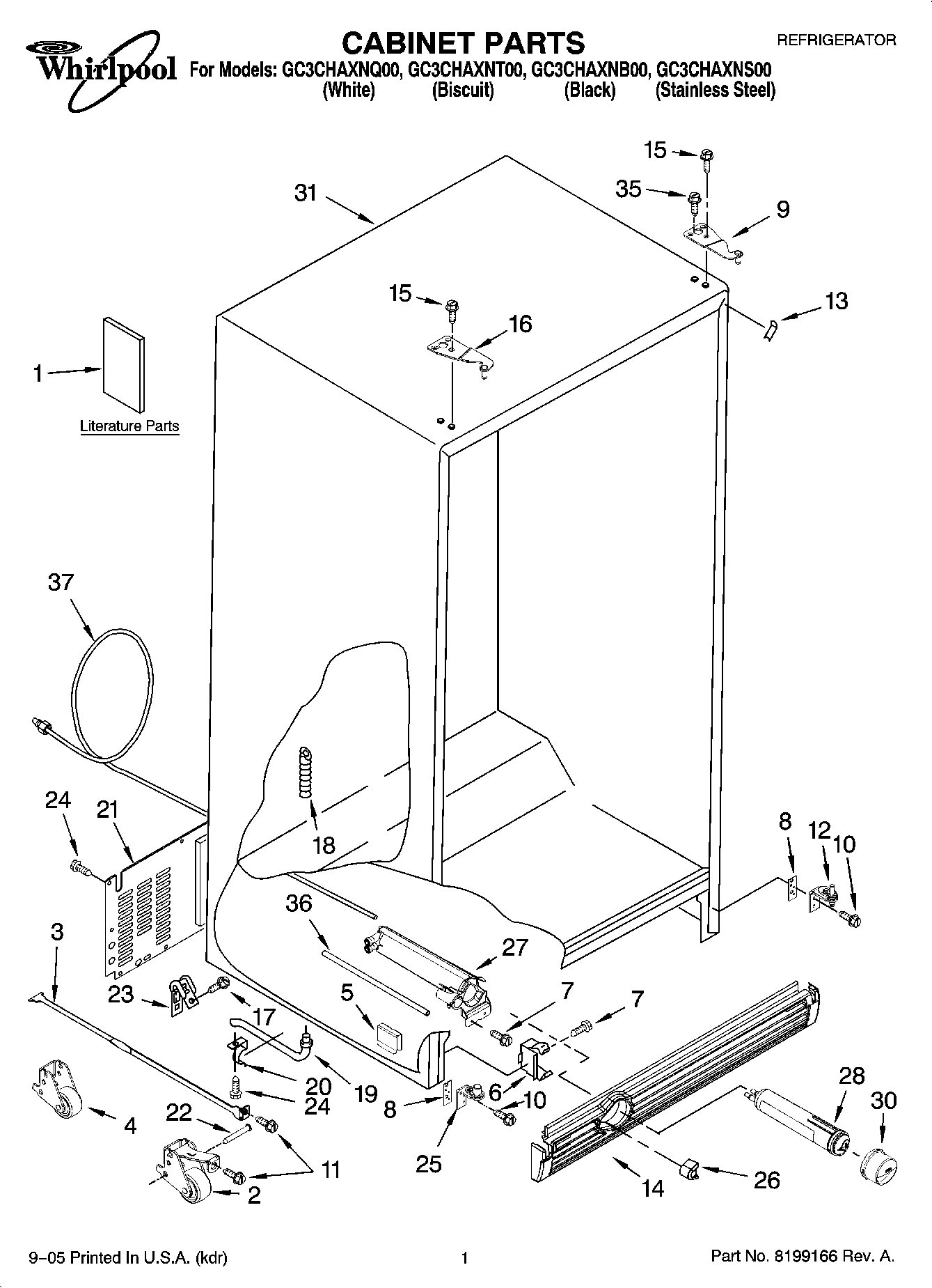 01 - CABINET PARTS