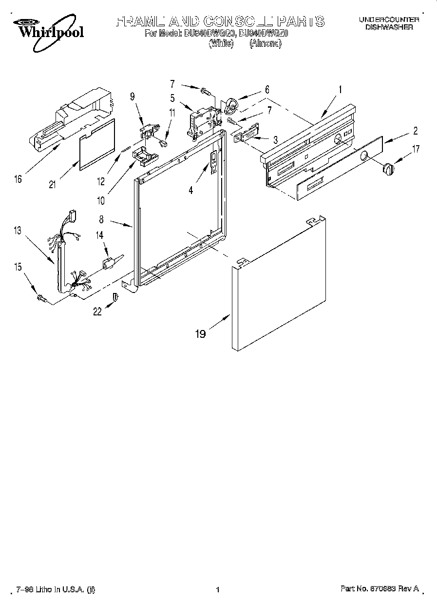 01 - FRAME AND CONSOLE