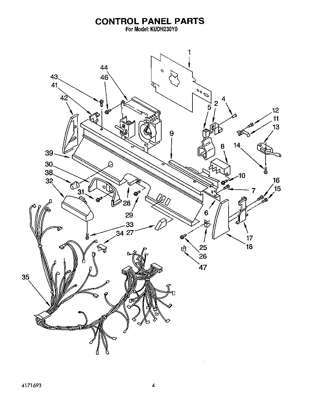 04 - CONTROL PANEL, LIT/OPTIONAL