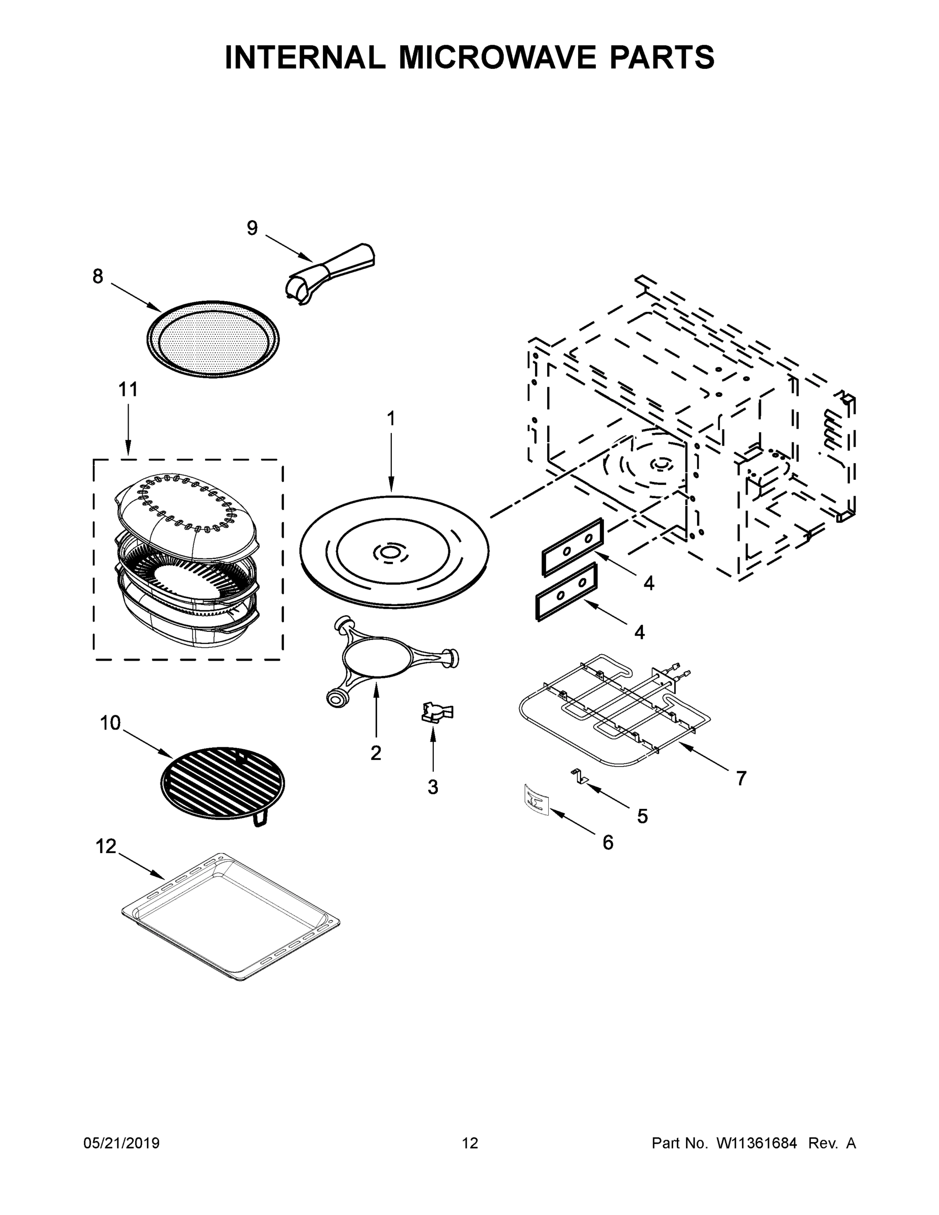 07 - INTERNAL MICROWAVE PARTS