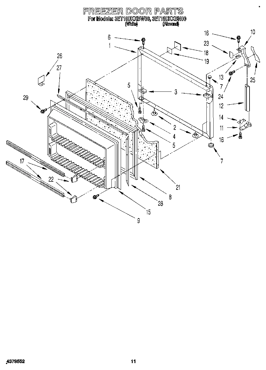 07 - FREEZER DOOR