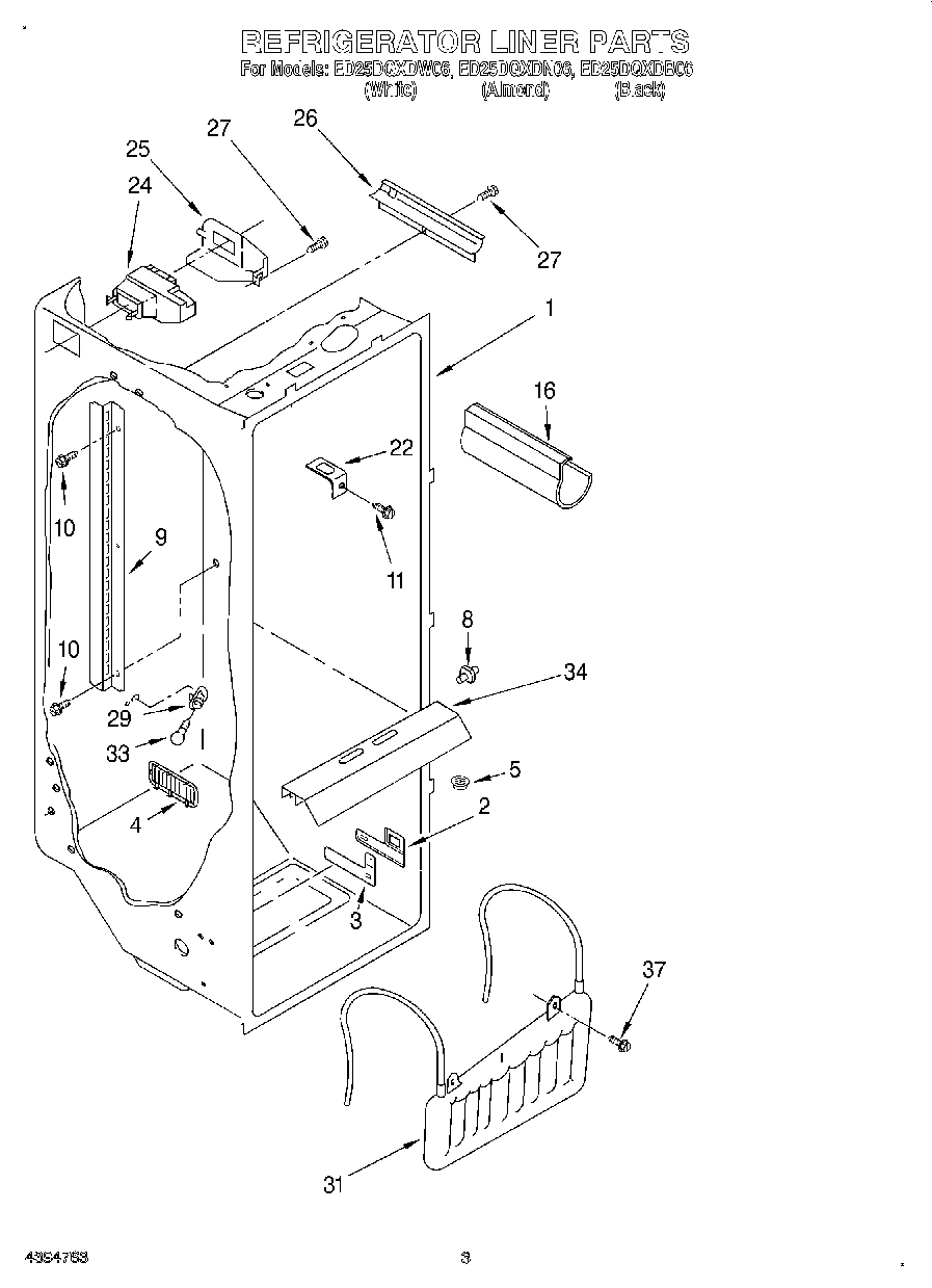 02 - REFRIGERATOR LINER