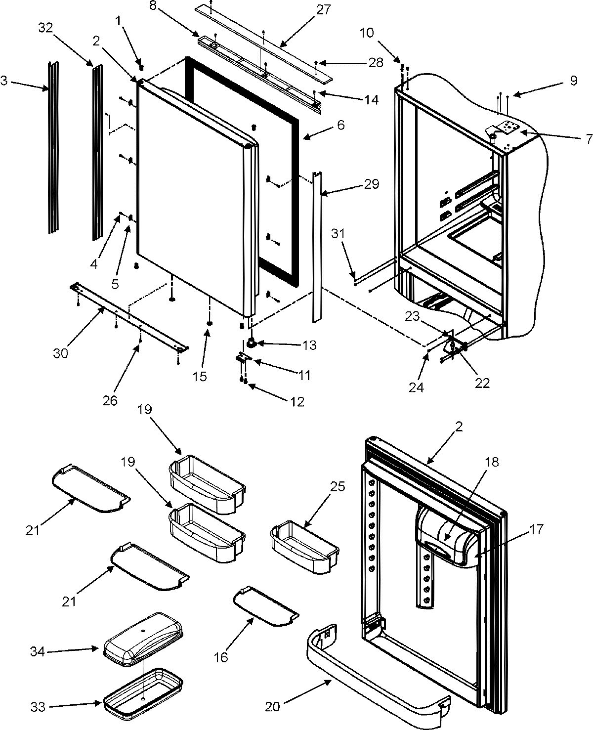 10 - REFRIGERATOR DOOR