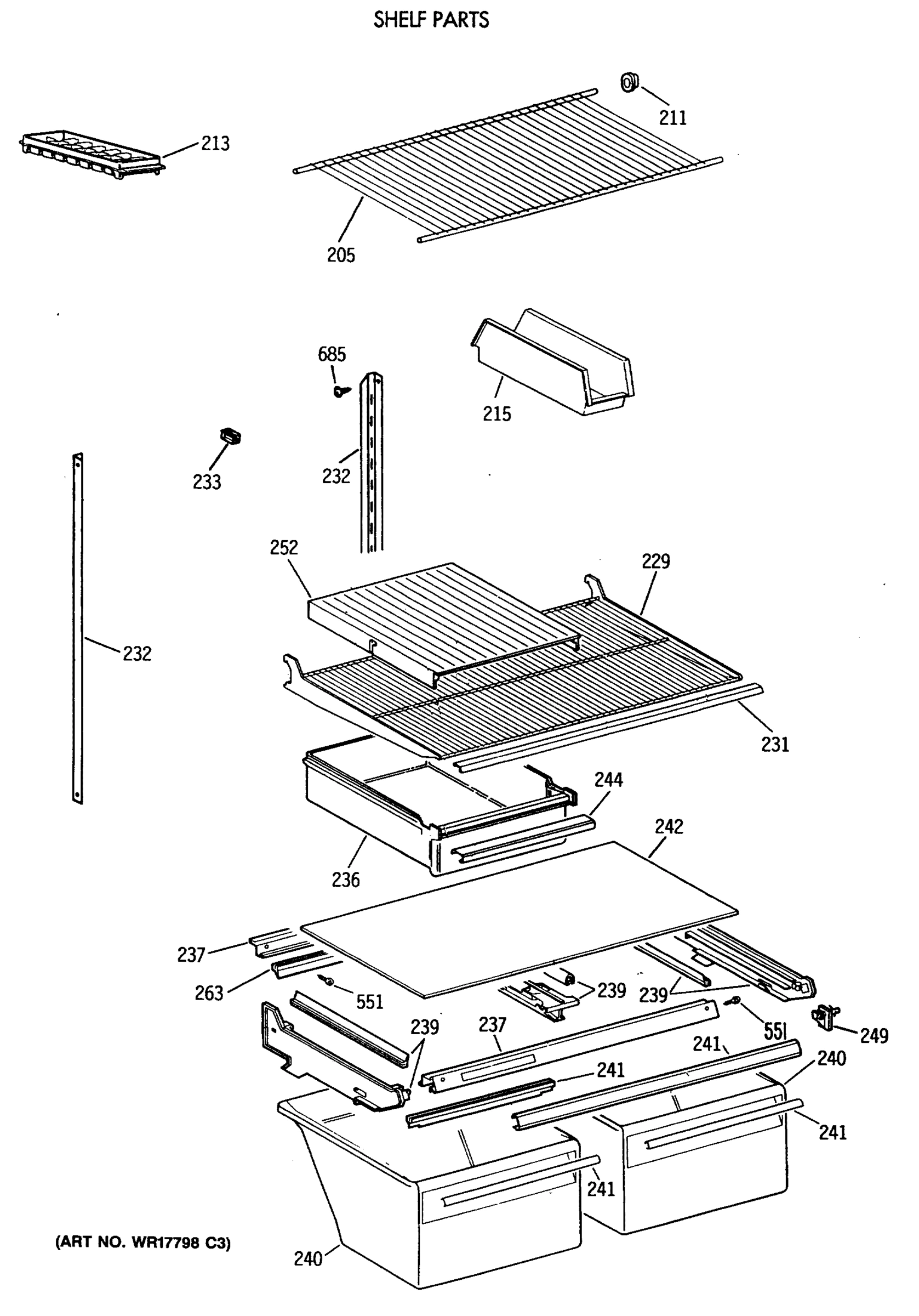 SHELF PARTS