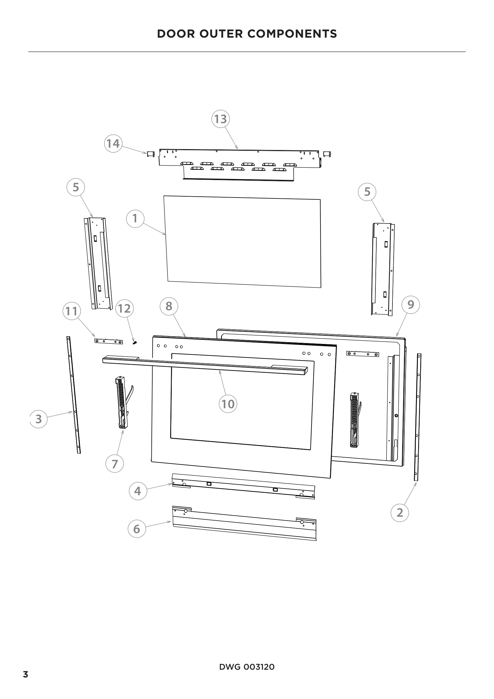 DOOR OUTER COMPONENTS