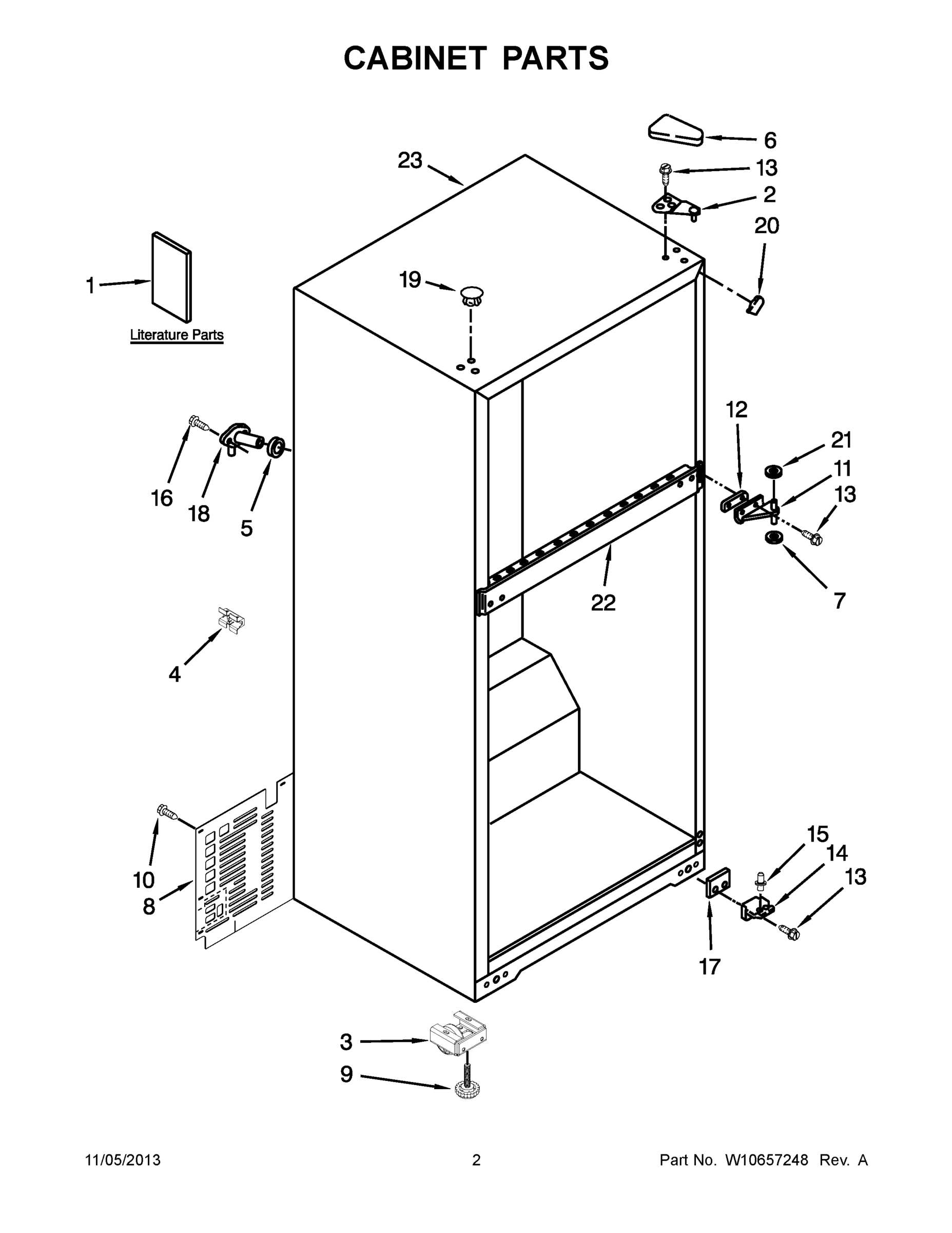 02 - CABINET PARTS
