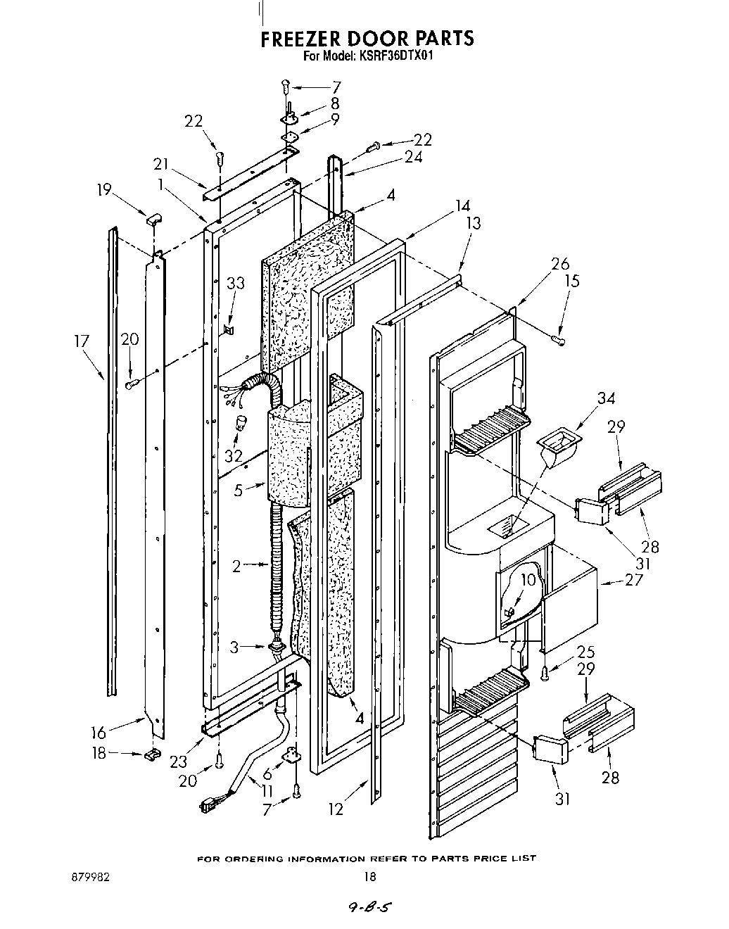 12 - FREEZER DOOR