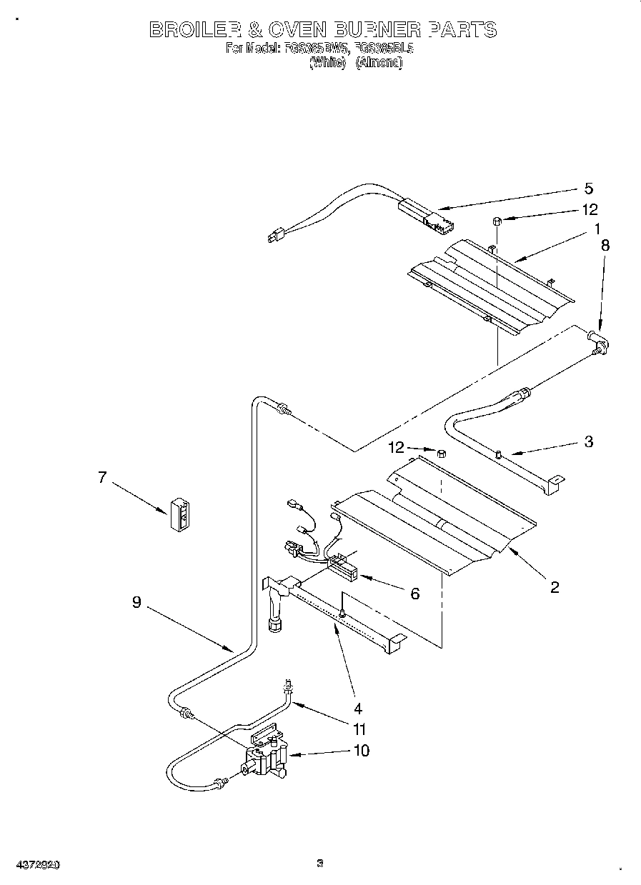 03 - BROILER AND OVEN BURNER