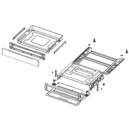 DG90-01062A Samsung Assembly Main Drawer NE63