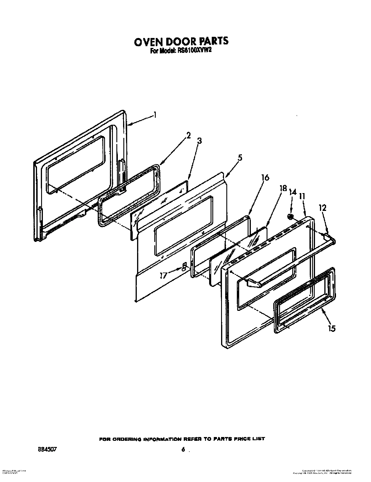 05 - OVEN DOOR, OPTIONAL