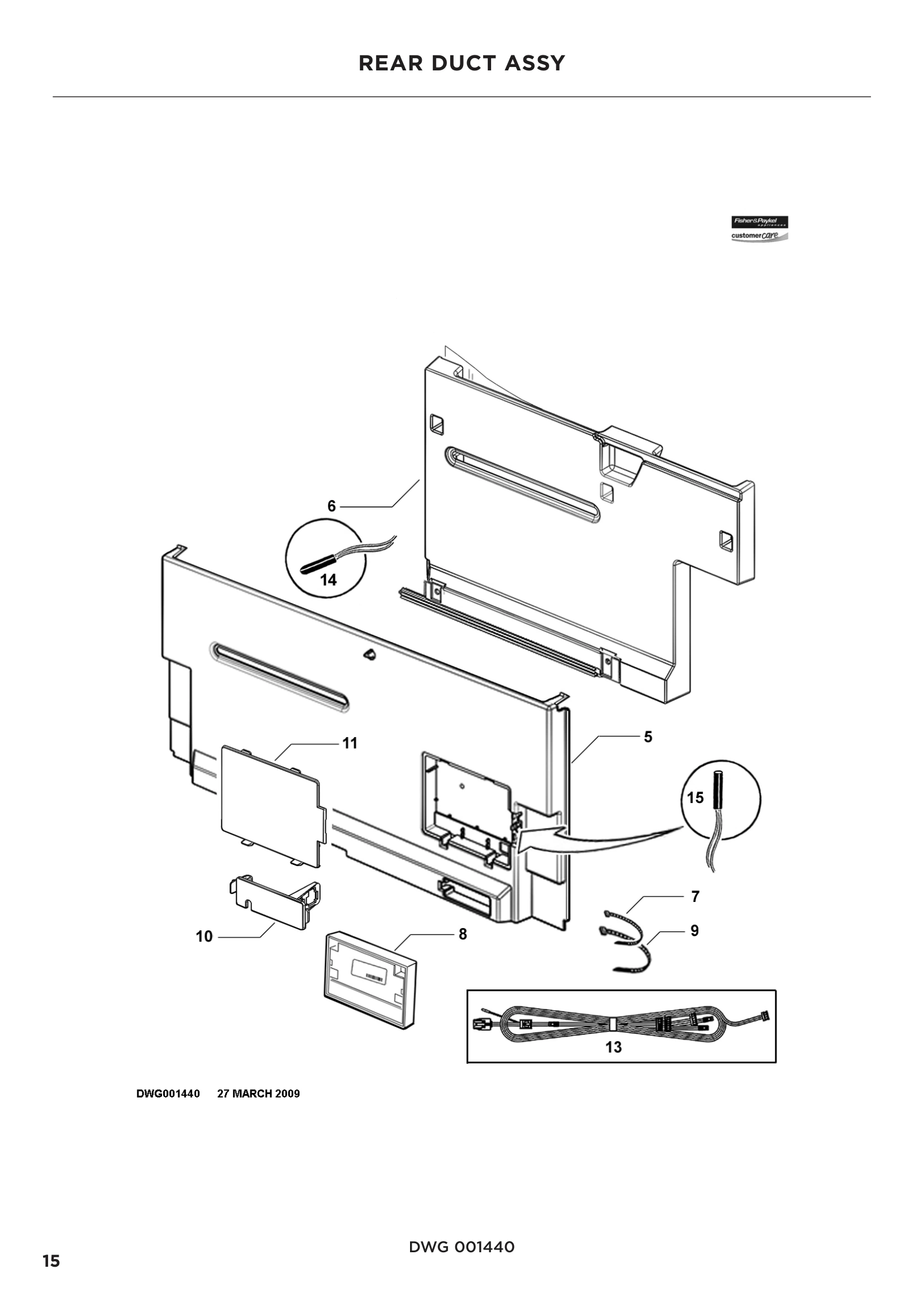 REAR DUCT ASSY