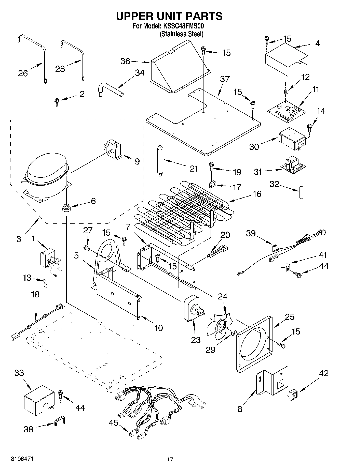 11 - UPPER UNIT PARTS