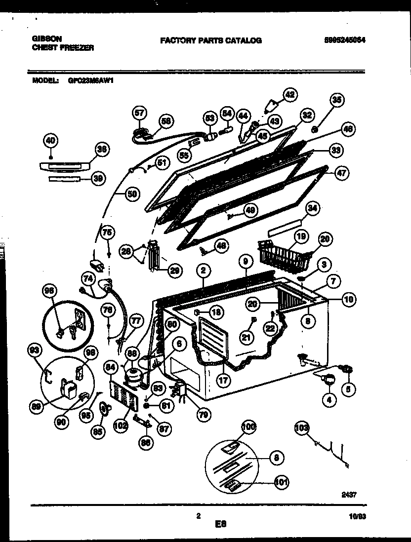 02 - CHEST FREEZER PARTS