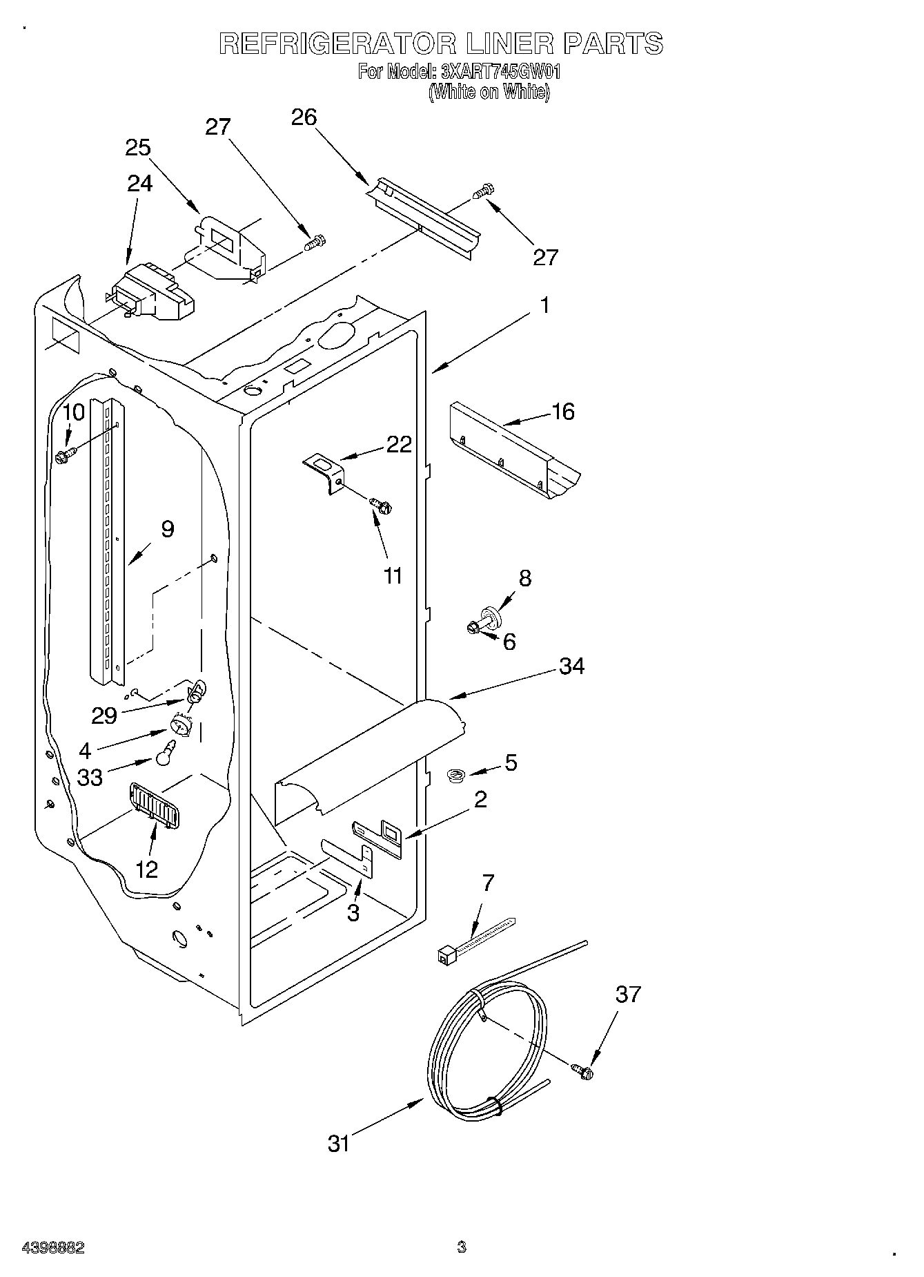 02 - REFRIGERATOR LINER
